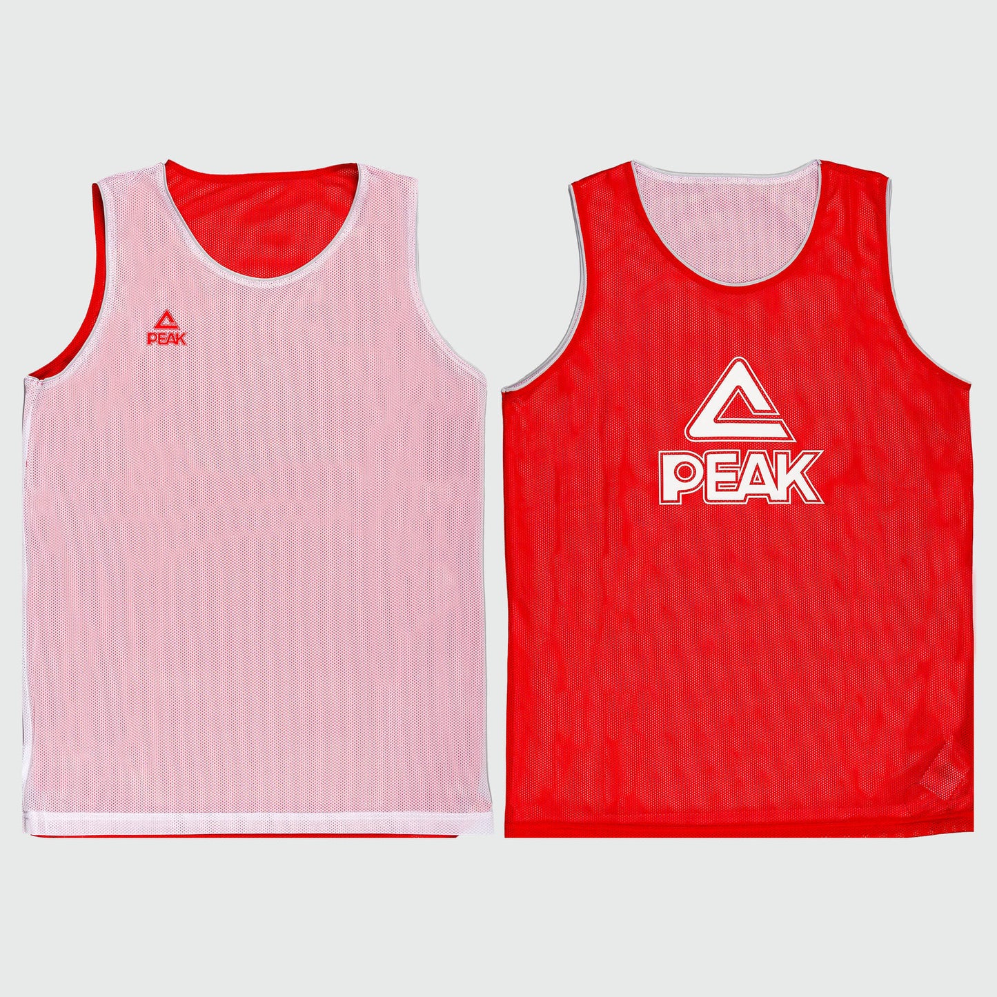 Obojstranný basketbalový dres Peak Basketball Reversible Tank Top červený/biely