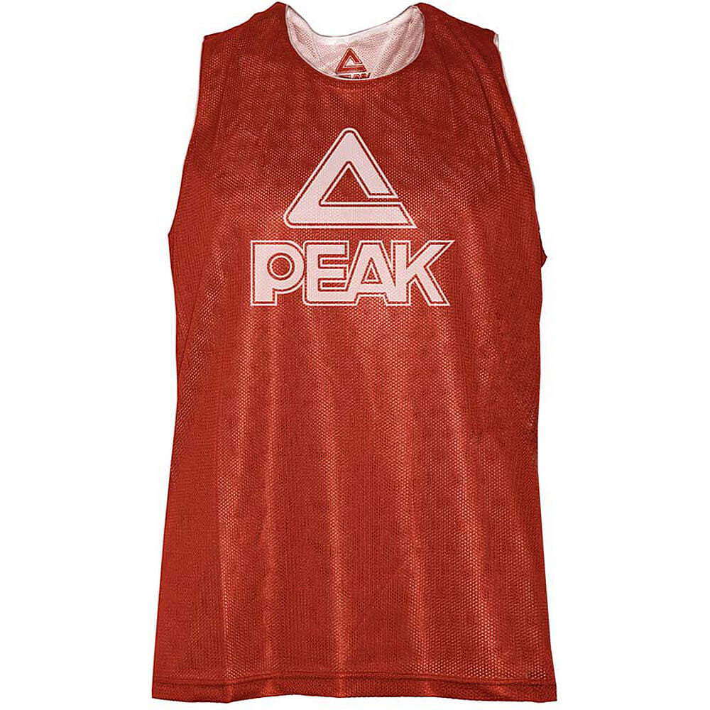 Obojstranný basketbalový dres Peak Basketball Reversible Tank Top červený/biely
