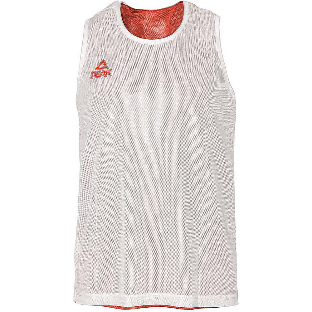 Obojstranný basketbalový dres Peak Basketball Reversible Tank Top červený/biely