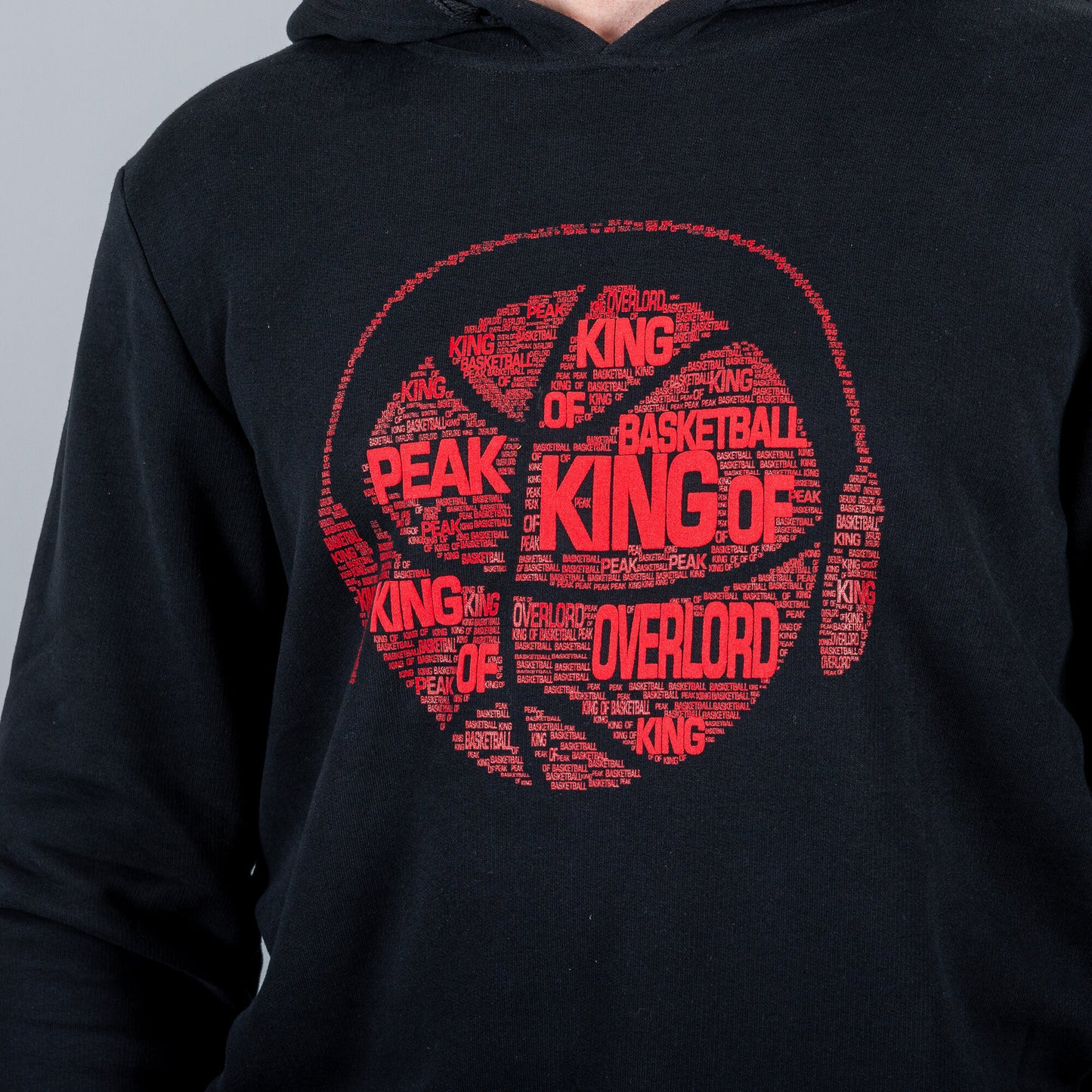 Mikina s kapucňou Peak King of Basketball Hoodie čierna