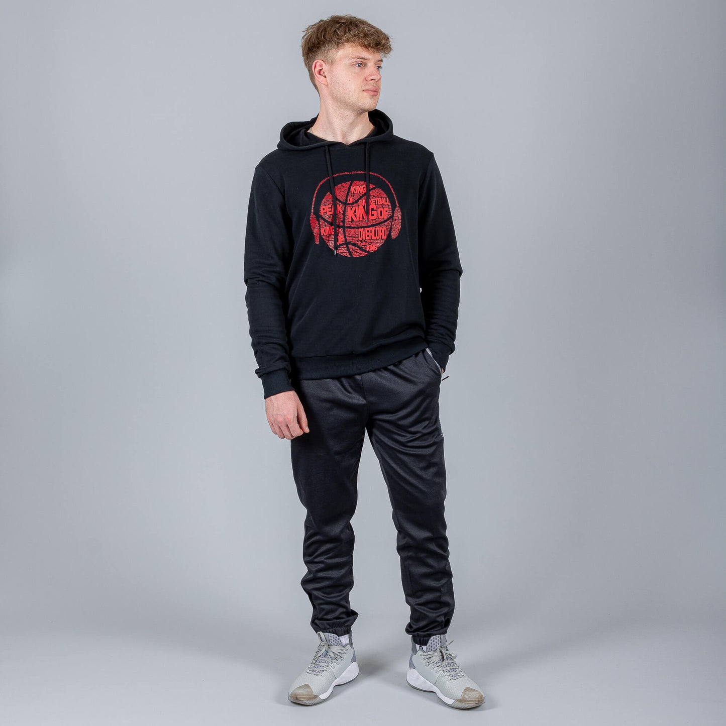 Mikina s kapucňou Peak King of Basketball Hoodie čierna