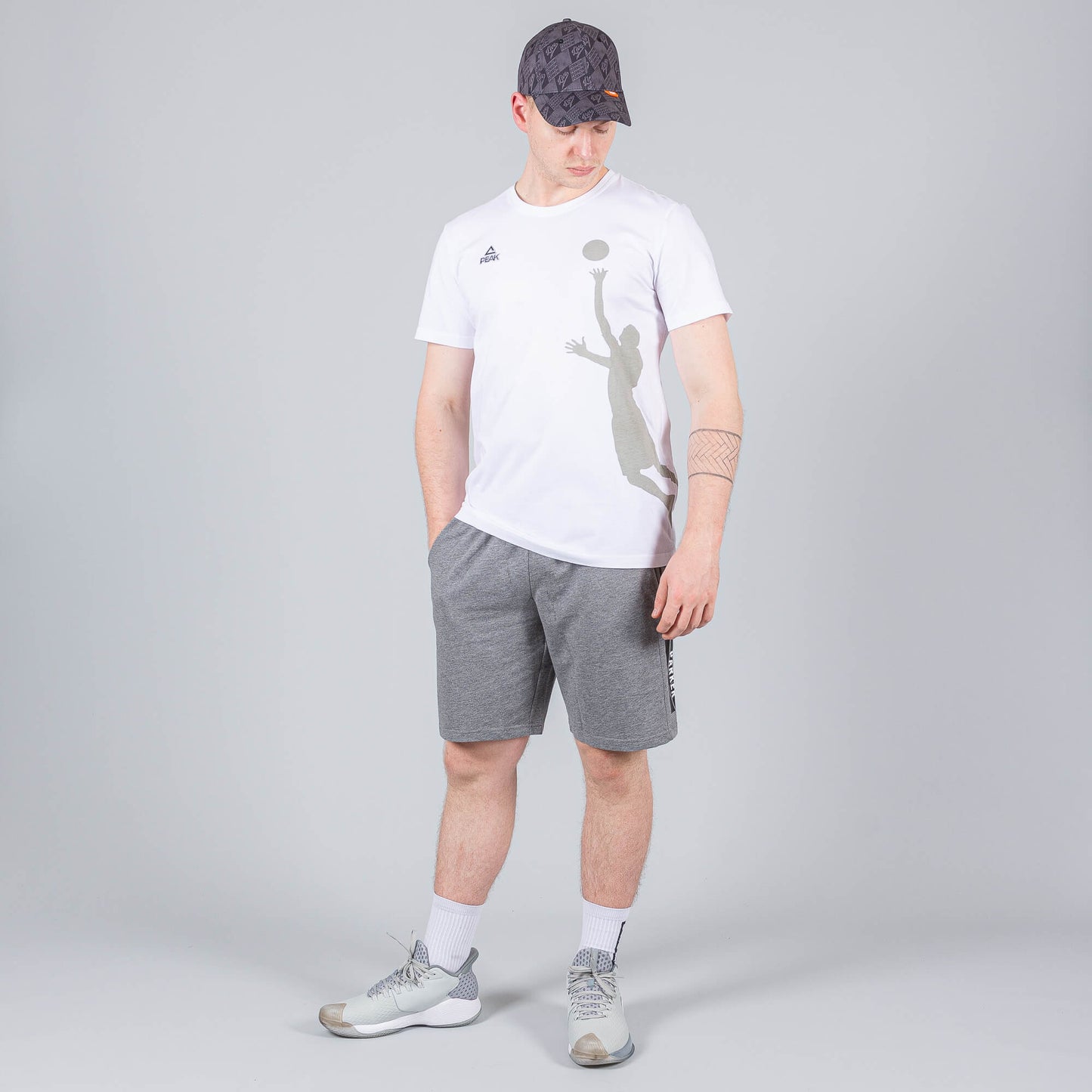 Tričko PEAK Tony Parker T-Shirt WHITE