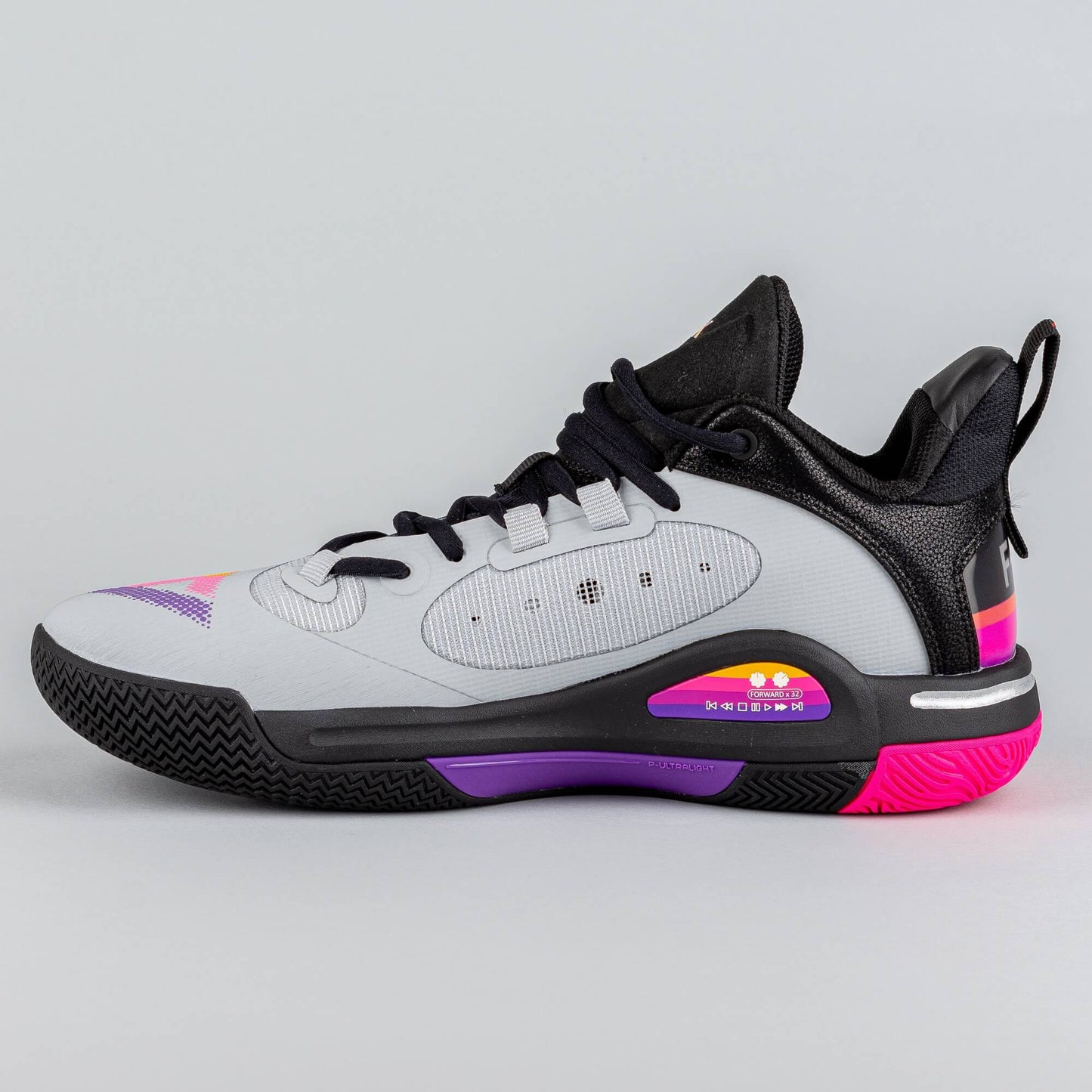 Basketbalové tenisky Peak Basketball Shoes Flash 5 - Fast Forward Jose Avarado Taichi Ultralight P-Soon White Grey