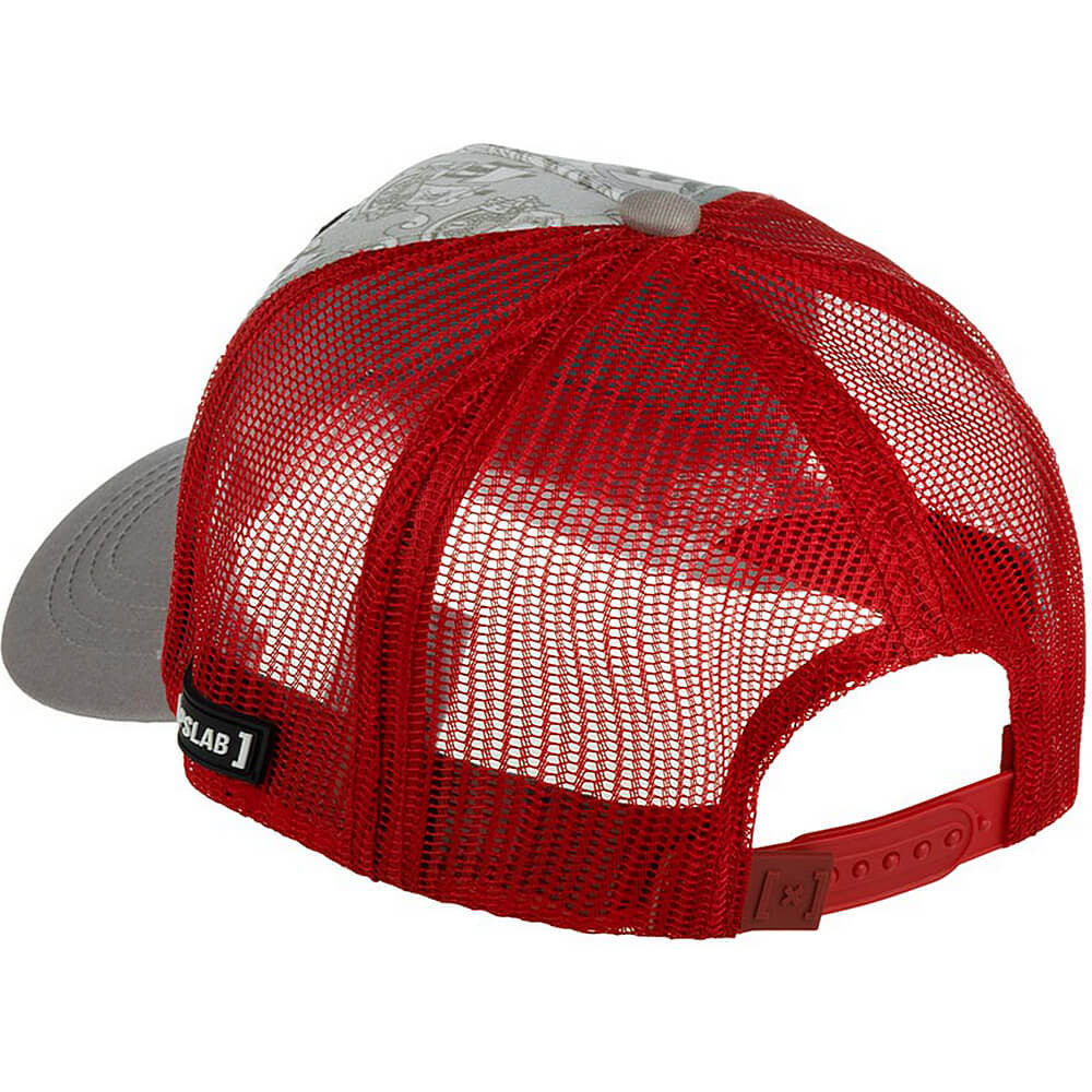 Šiltovka so sieťkou Capslab Trucker One Piece Luffy béžová