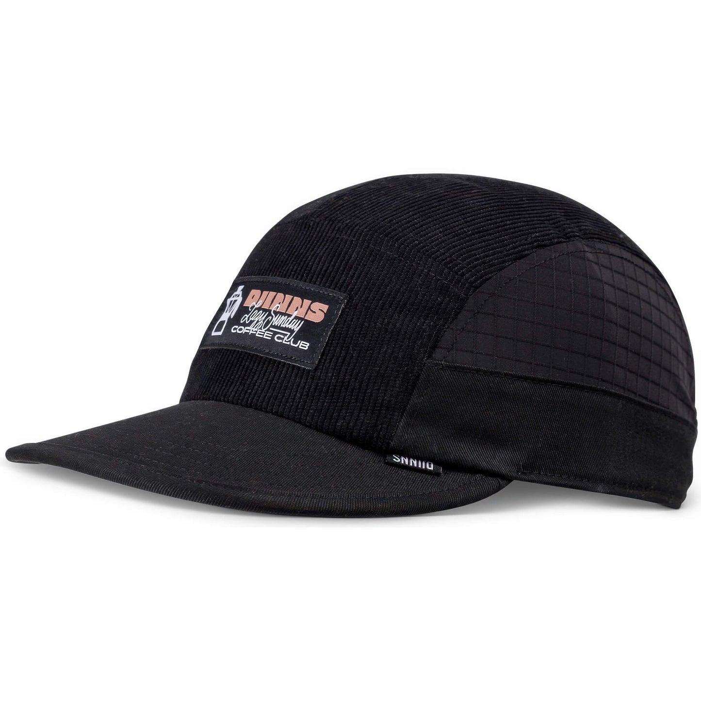 Šiltovka DJINN'S 5 Panel Soft Flat Sunday Coffee čierna