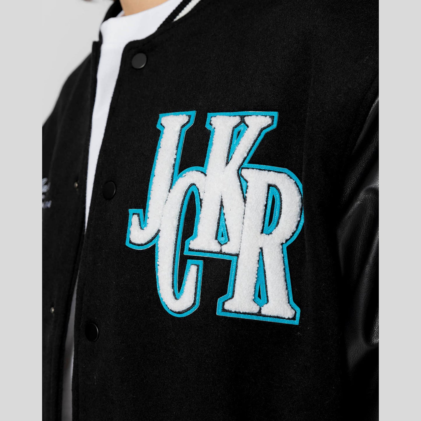 Bunda bomber Jacker Big Pharma Varsity Jacket Black čierna