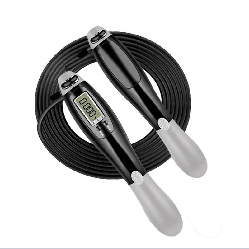 Švihadlo s elektronickým počítadlom Peak Electronic Counting Skipping Rope čierna