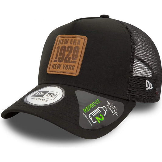 Šiltovka so sieťkou New Era 940 Repreve Black A-Frame Trucker Cap čierna