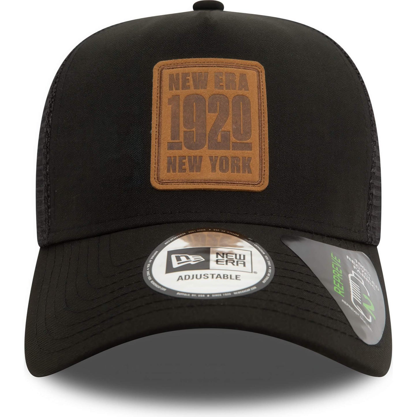 Šiltovka so sieťkou New Era 940 Repreve Black A-Frame Trucker Cap čierna