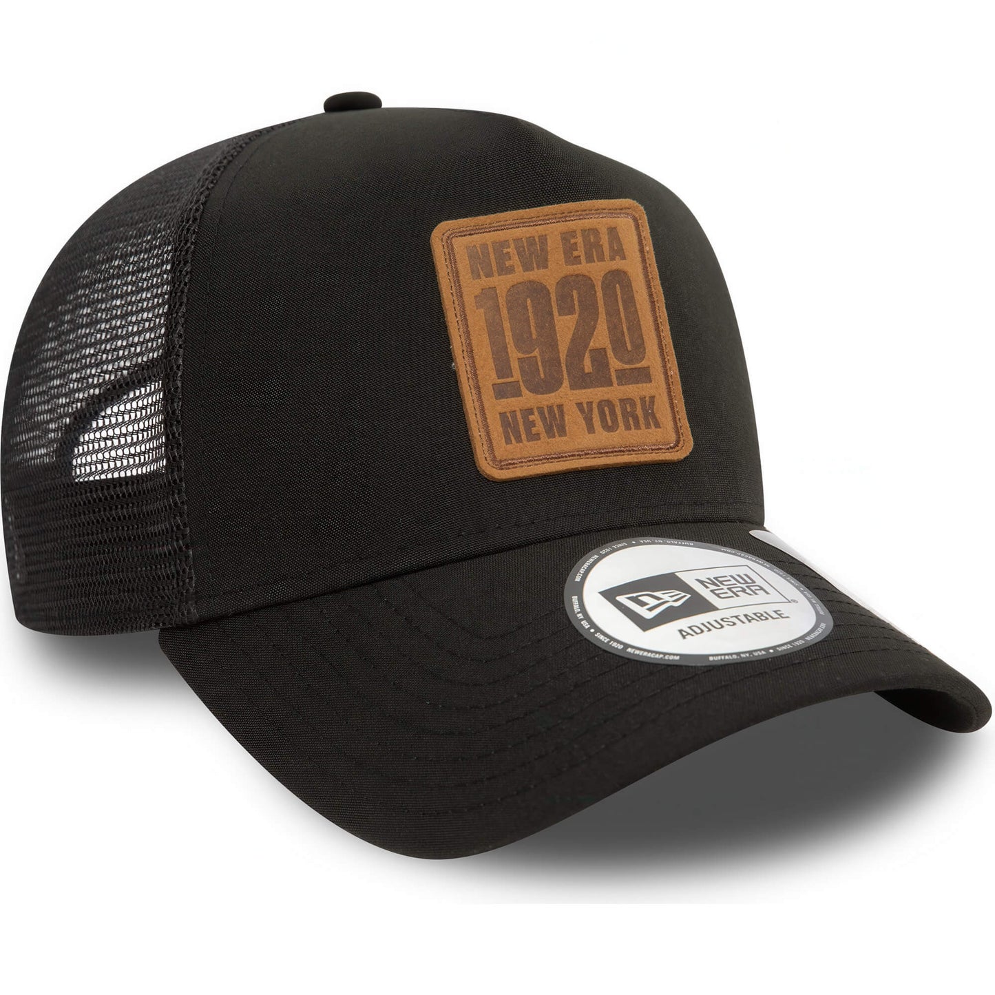 Šiltovka so sieťkou New Era 940 Repreve Black A-Frame Trucker Cap čierna