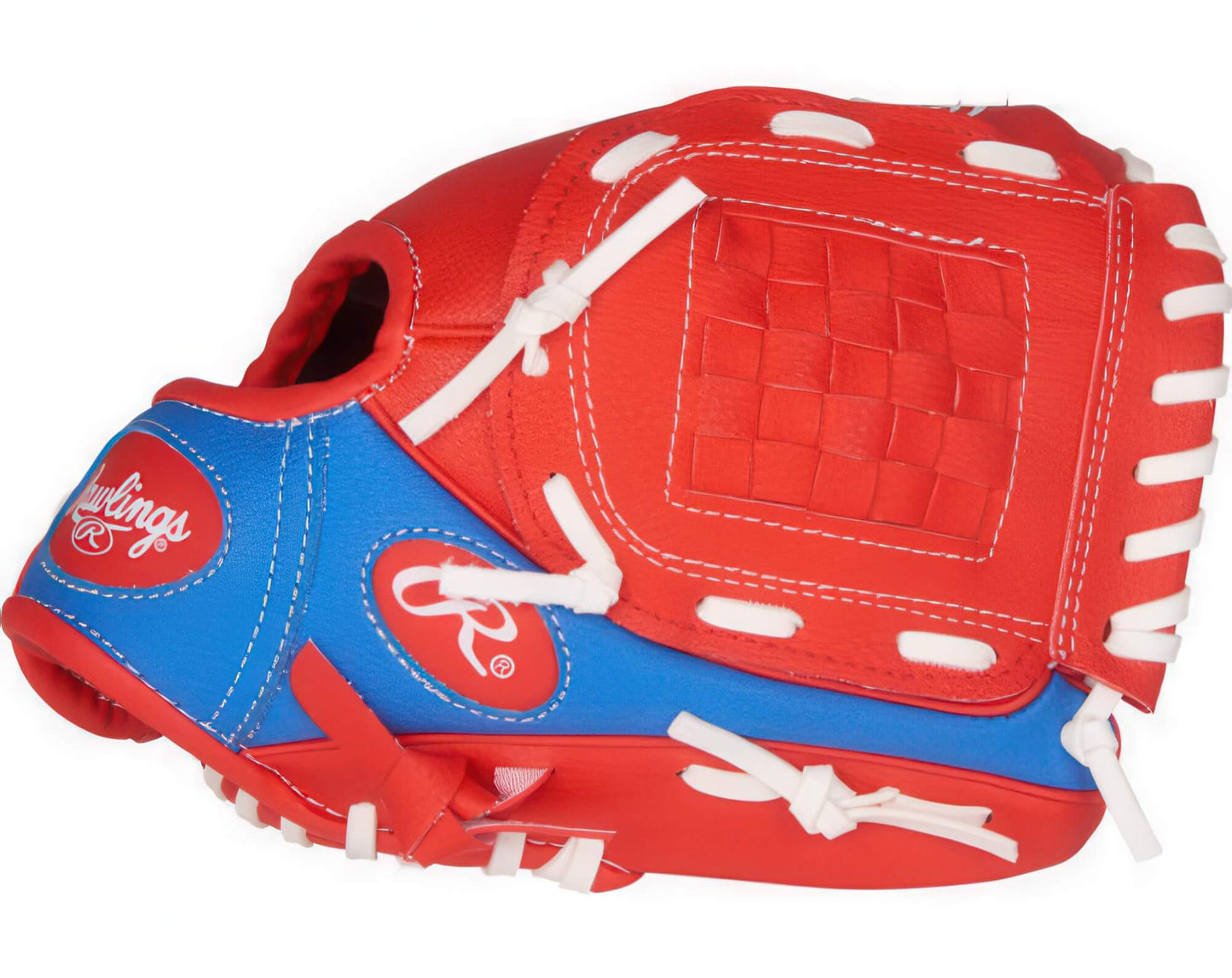 Detská bejzbalová rukavica Rawlings PL91SR 9 Inch RH model pre pravákov červené