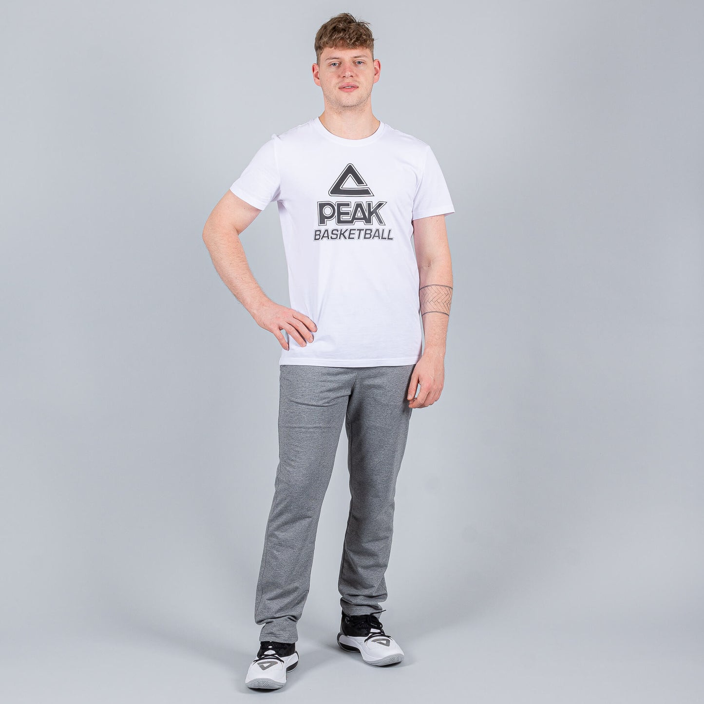 Tepláky PEAK F351311 šedé