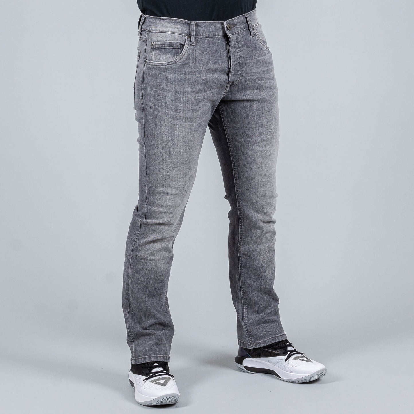 Džínsy Kangol Zane Regular Fit Jeans Regular Leg šedé
