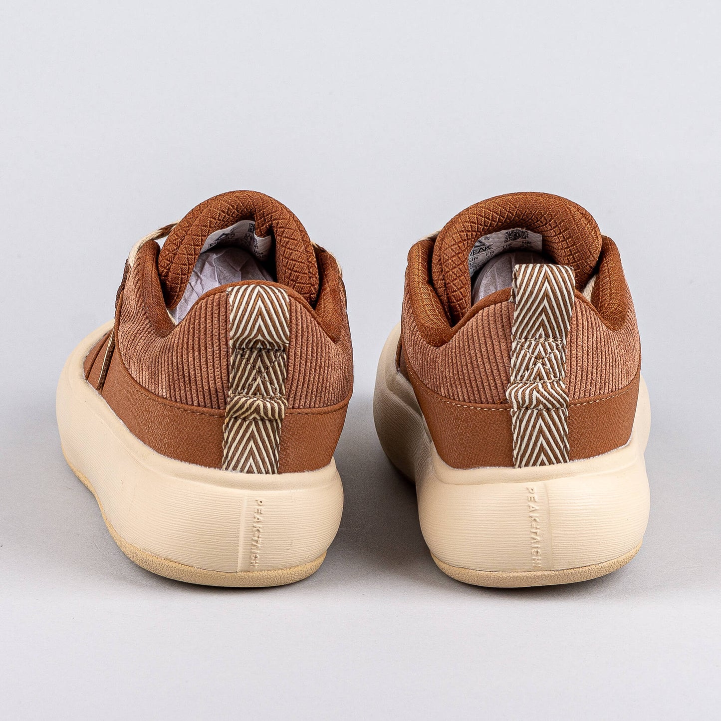 Dámske módne tenisky Peak Fashion Culture Shoes Taichi Cake Shoes Brown