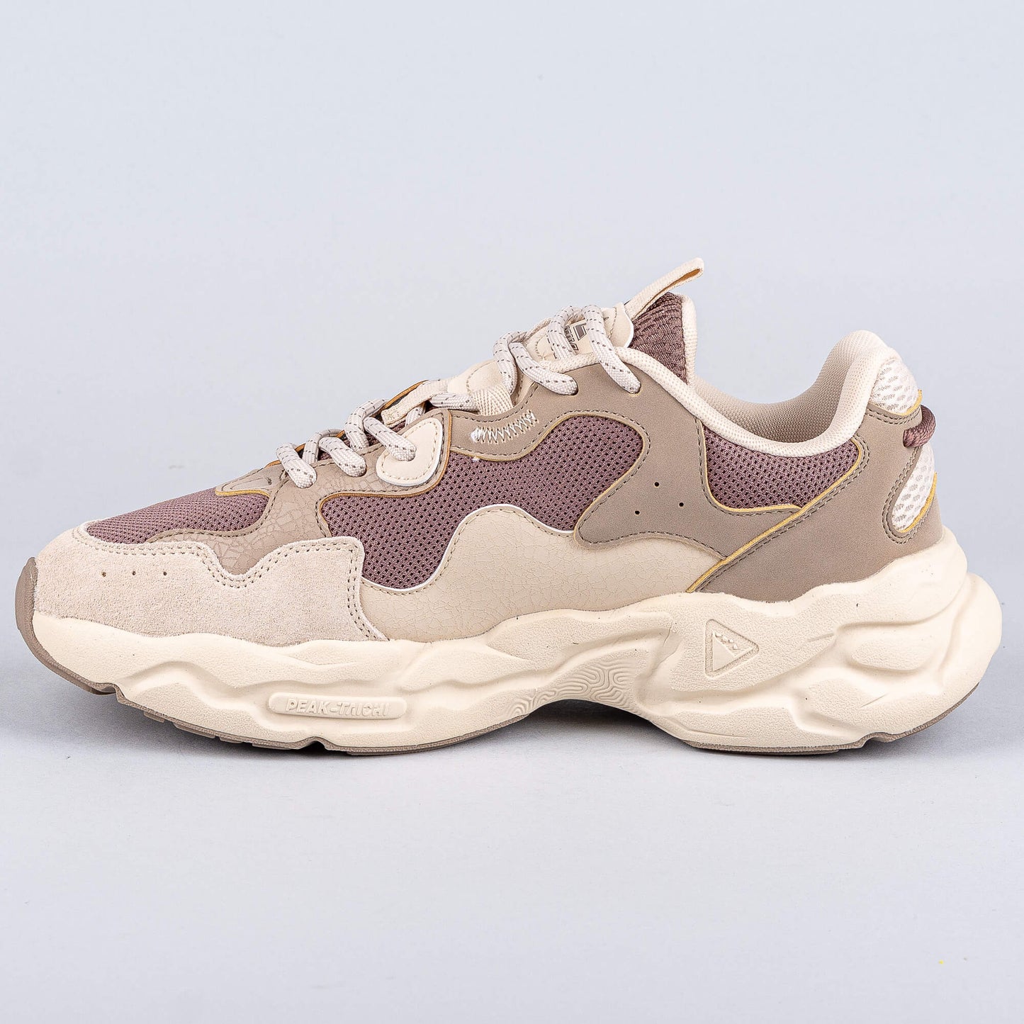 Módne tenisky Peak Retro Casual Shoes Beige/Coffee