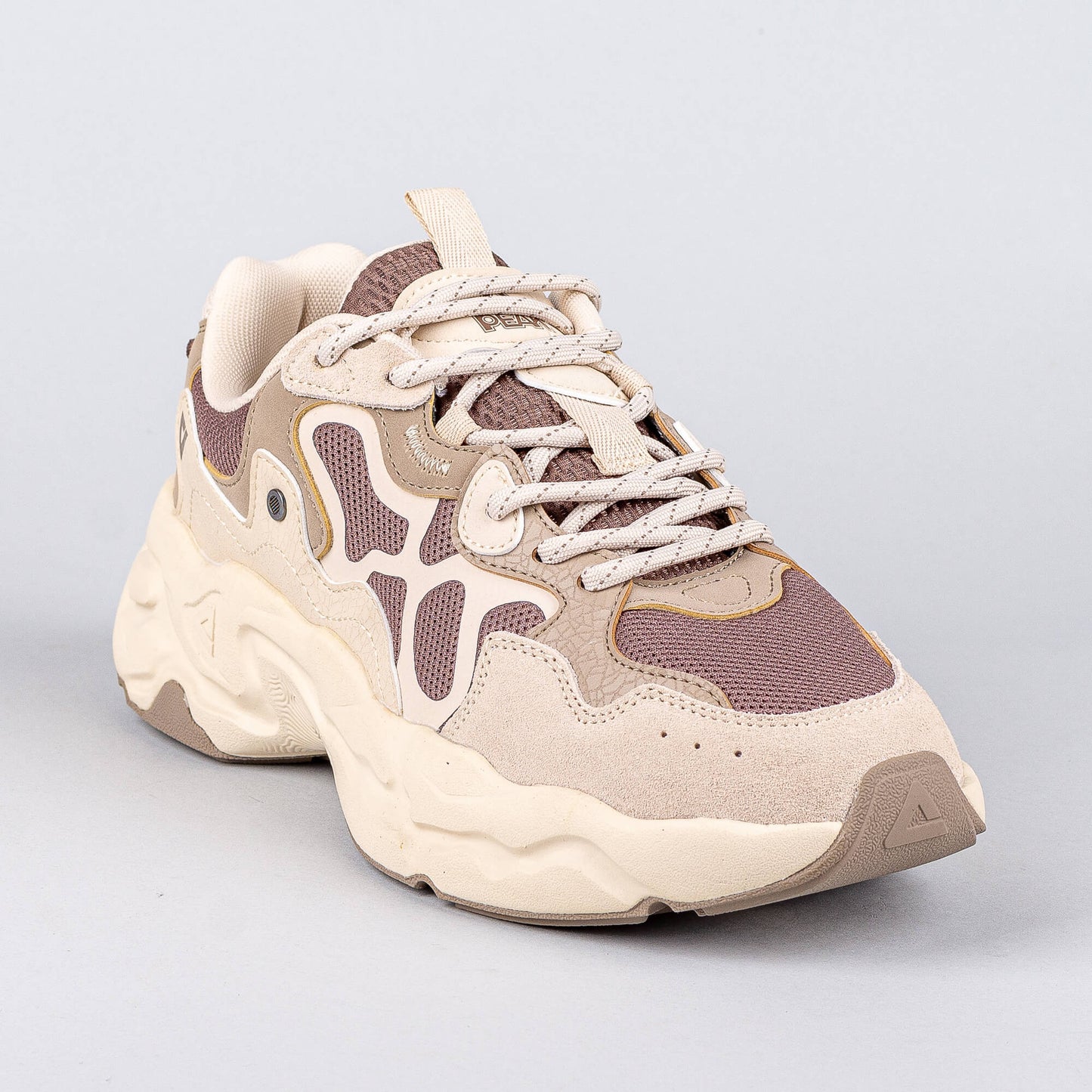 Módne tenisky Peak Retro Casual Shoes Beige/Coffee