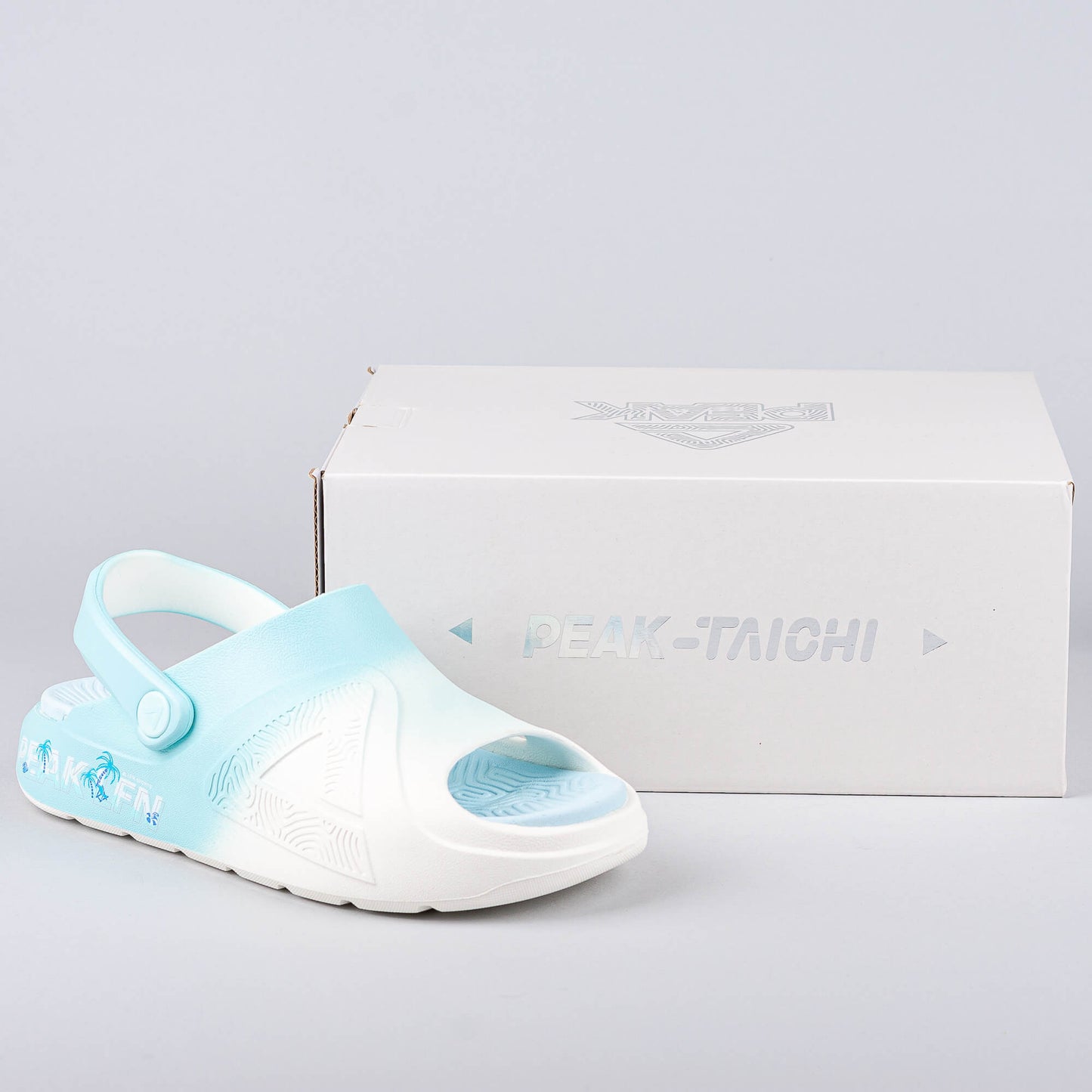 Dámske sandále PEAK Taichi Clogs Waves OFF WHITE/MOONLIGHT BLUE