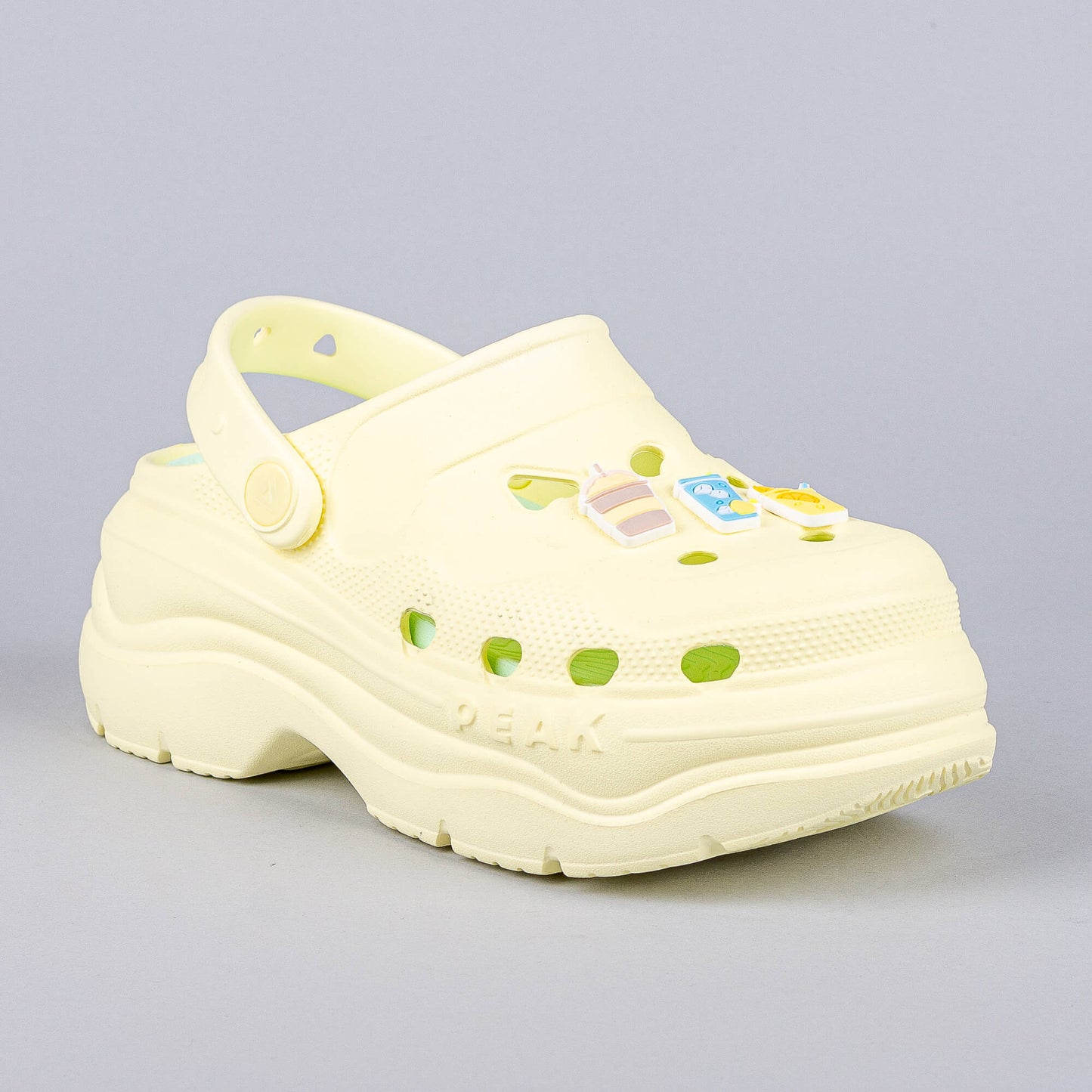 Dámske sandále PEAK Taichi Clogs Jolly WHITE LIGHT YELLOW