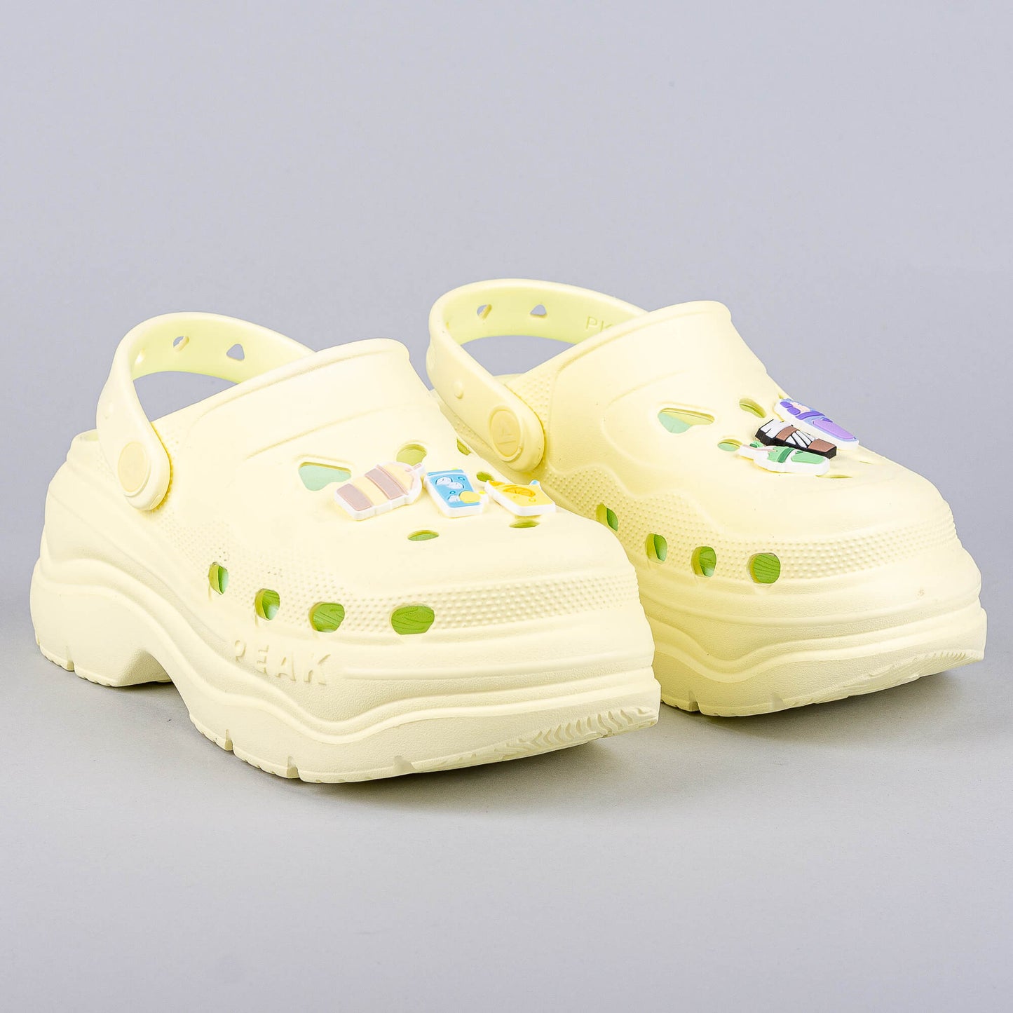 Dámske sandále PEAK Taichi Clogs Jolly WHITE LIGHT YELLOW