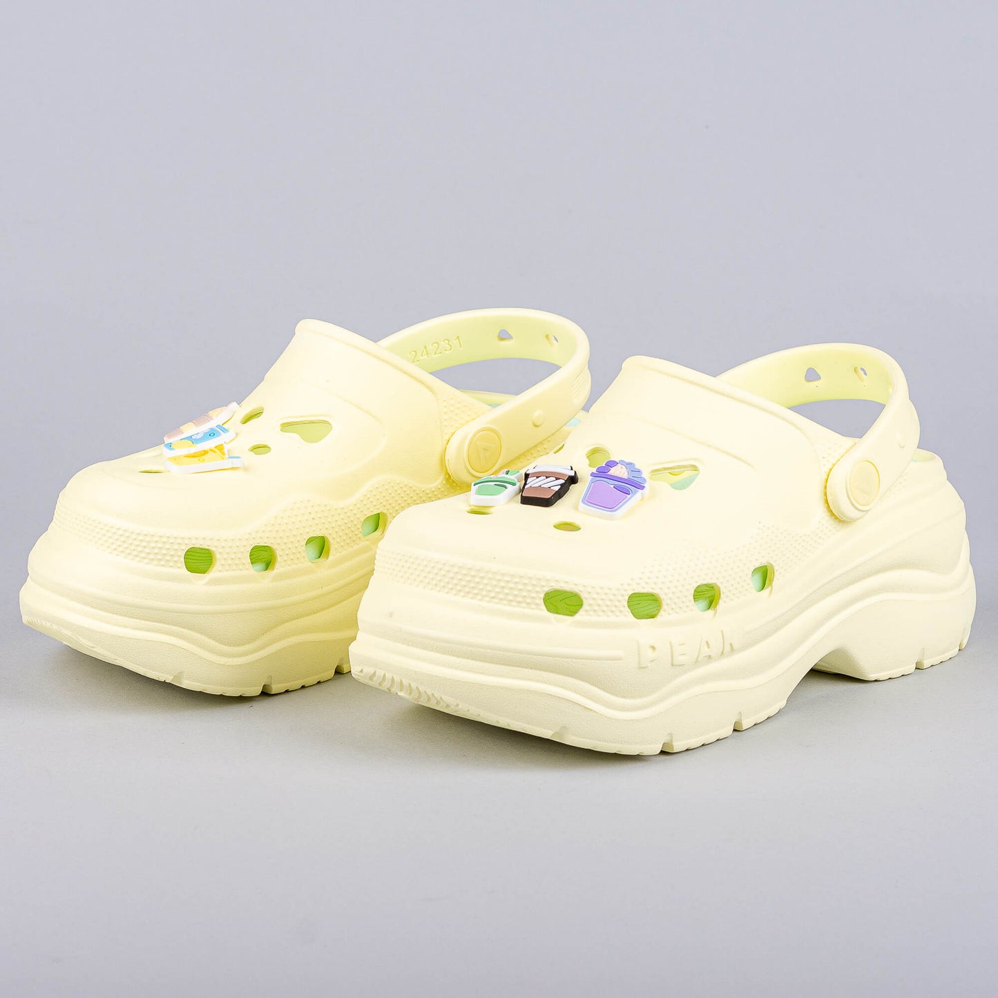 Dámske sandále PEAK Taichi Clogs Jolly WHITE LIGHT YELLOW