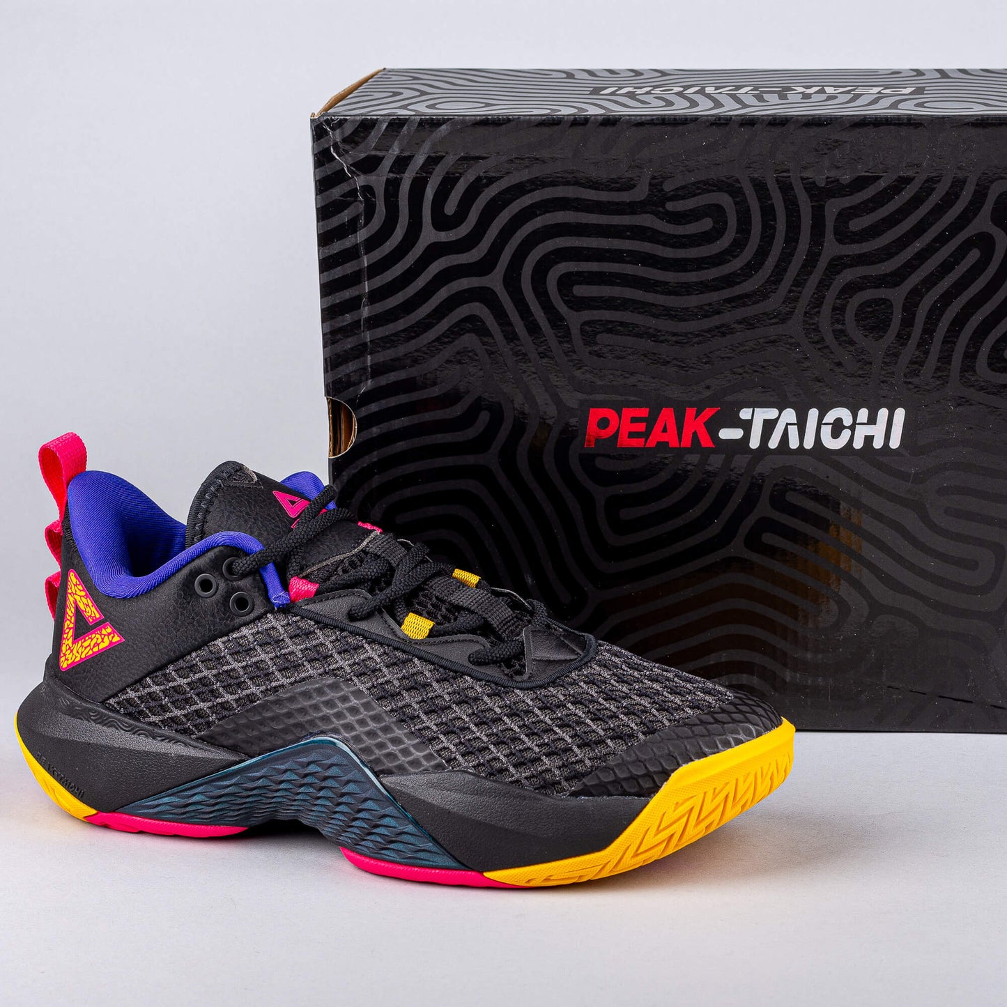 Basketbalové tenisky PEAK Street Master v2 BLACK/ROUGE RED