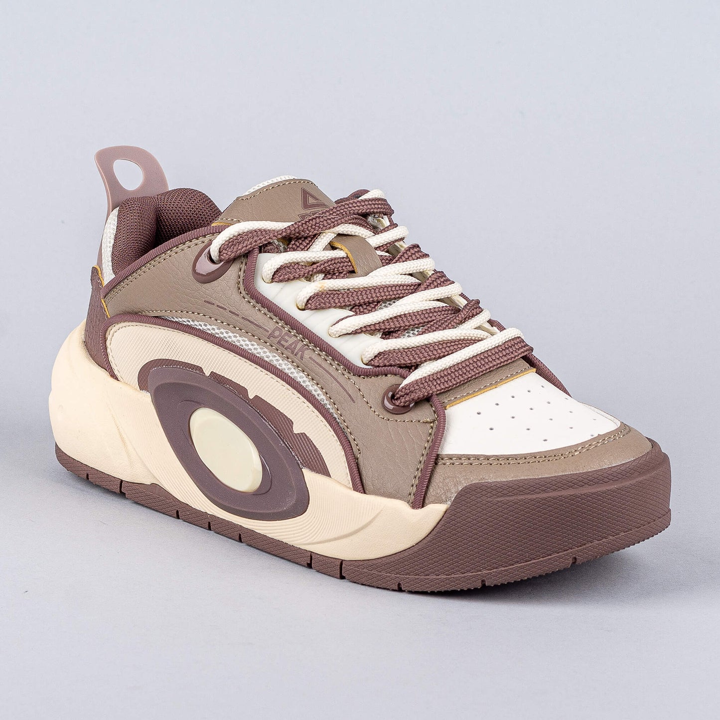 Dámske módne tenisky Peak Culture Shoes Taichi Ling Yue 3.0 Brown/Off-White