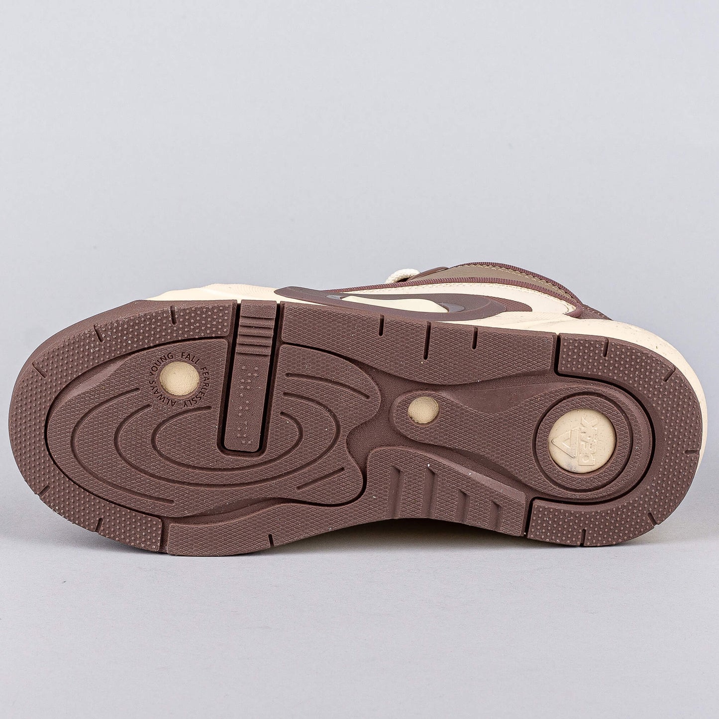 Dámske módne tenisky Peak Culture Shoes Taichi Ling Yue 3.0 Brown/Off-White