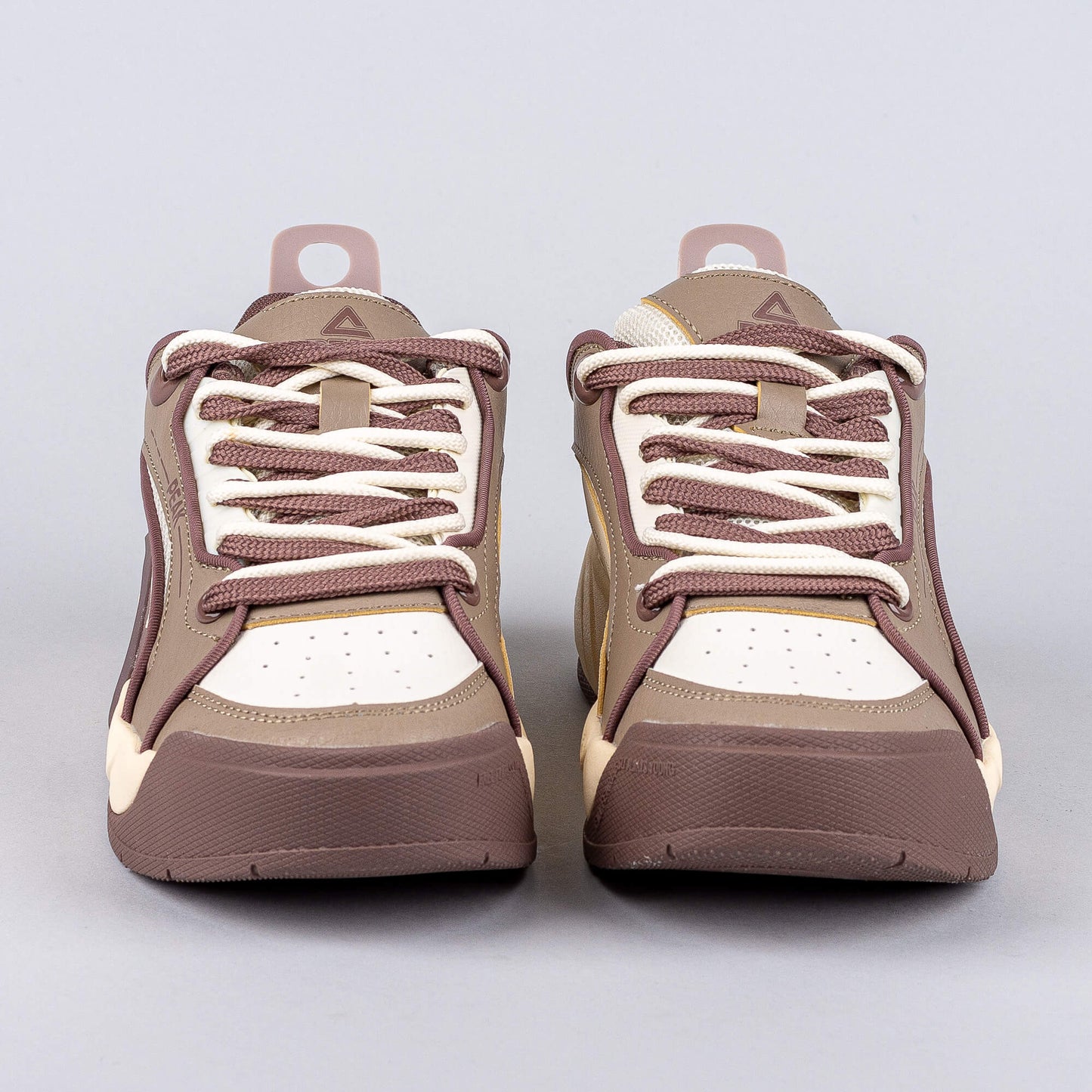 Dámske módne tenisky Peak Culture Shoes Taichi Ling Yue 3.0 Brown/Off-White