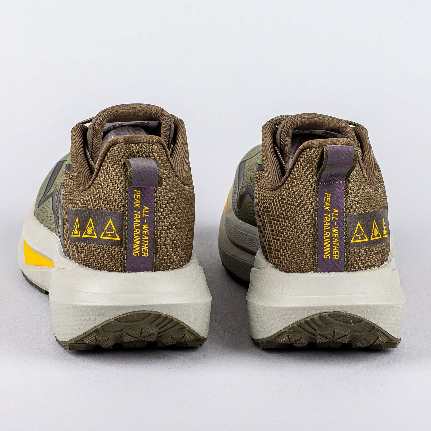 Bežecké trailové tenisky Peak Trail Running Shoes Taichi-Orographic Exploration Lt. Army