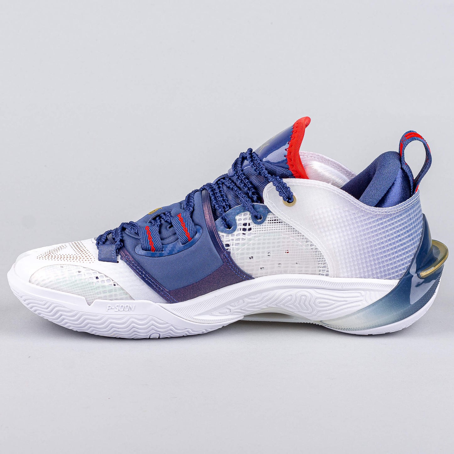 Basketbalové tenisky Peak Basketball Match Shoes Flash 6 White/Dark Blue