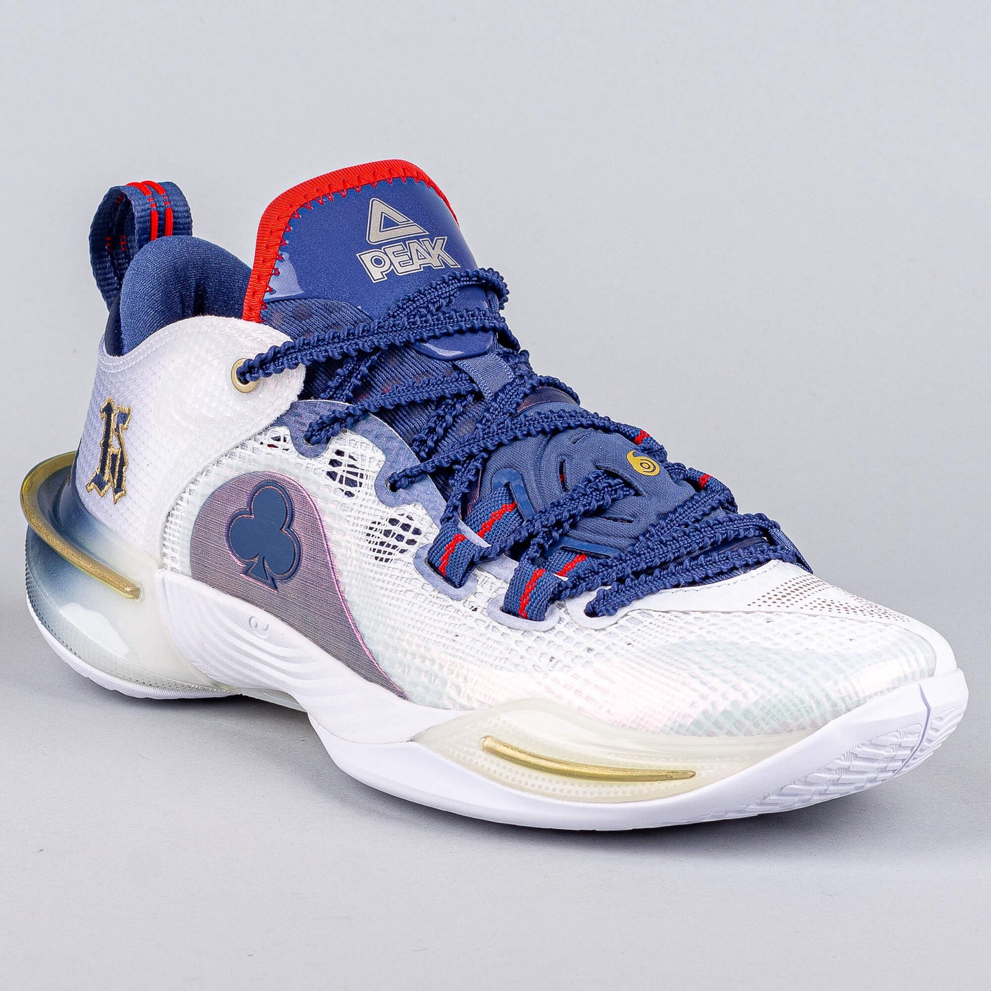 Basketbalové tenisky Peak Basketball Match Shoes Flash 6 White/Dark Blue