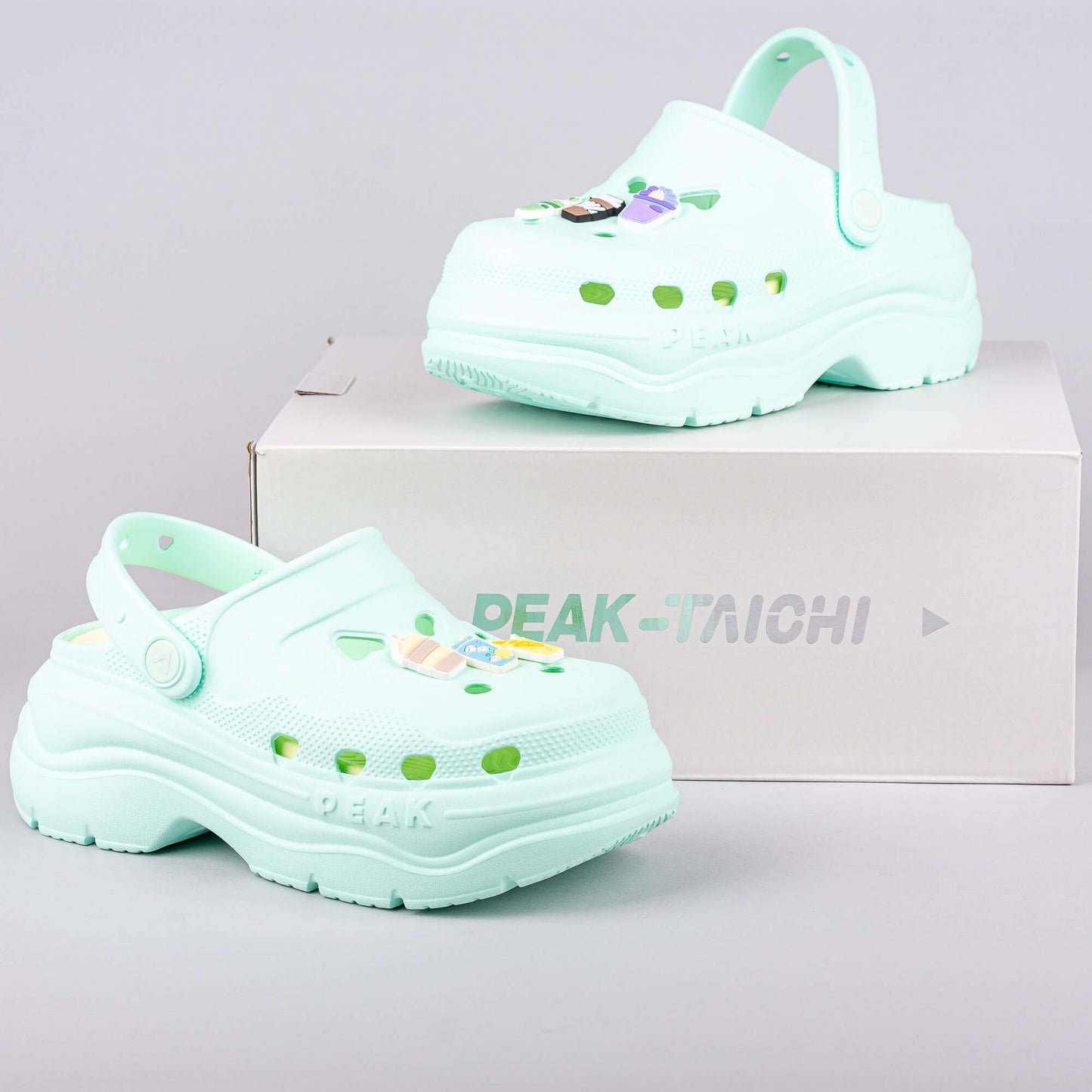 Dámske sandále PEAK Taichi Clogs Jolly GOUACHE GREEN