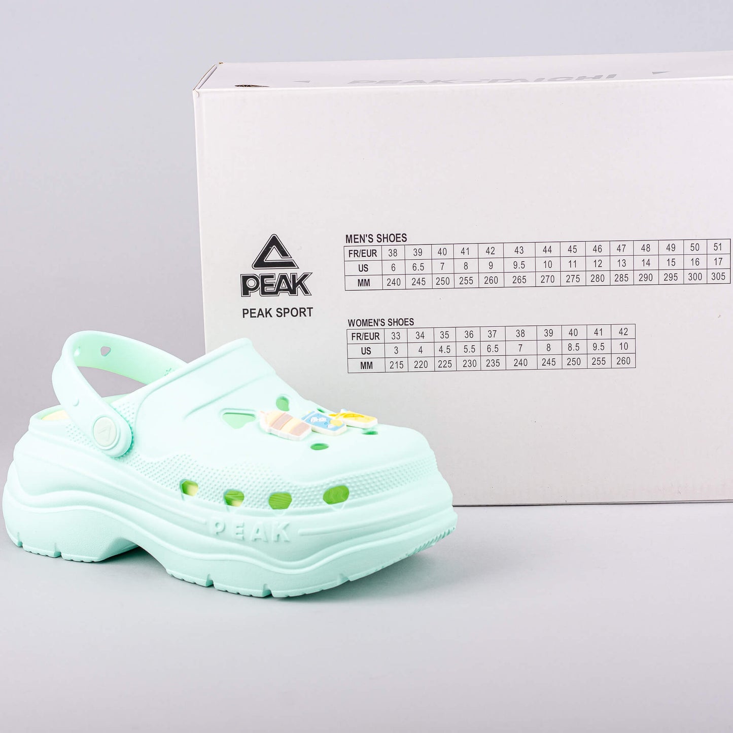 Dámske sandále PEAK Taichi Clogs Jolly GOUACHE GREEN