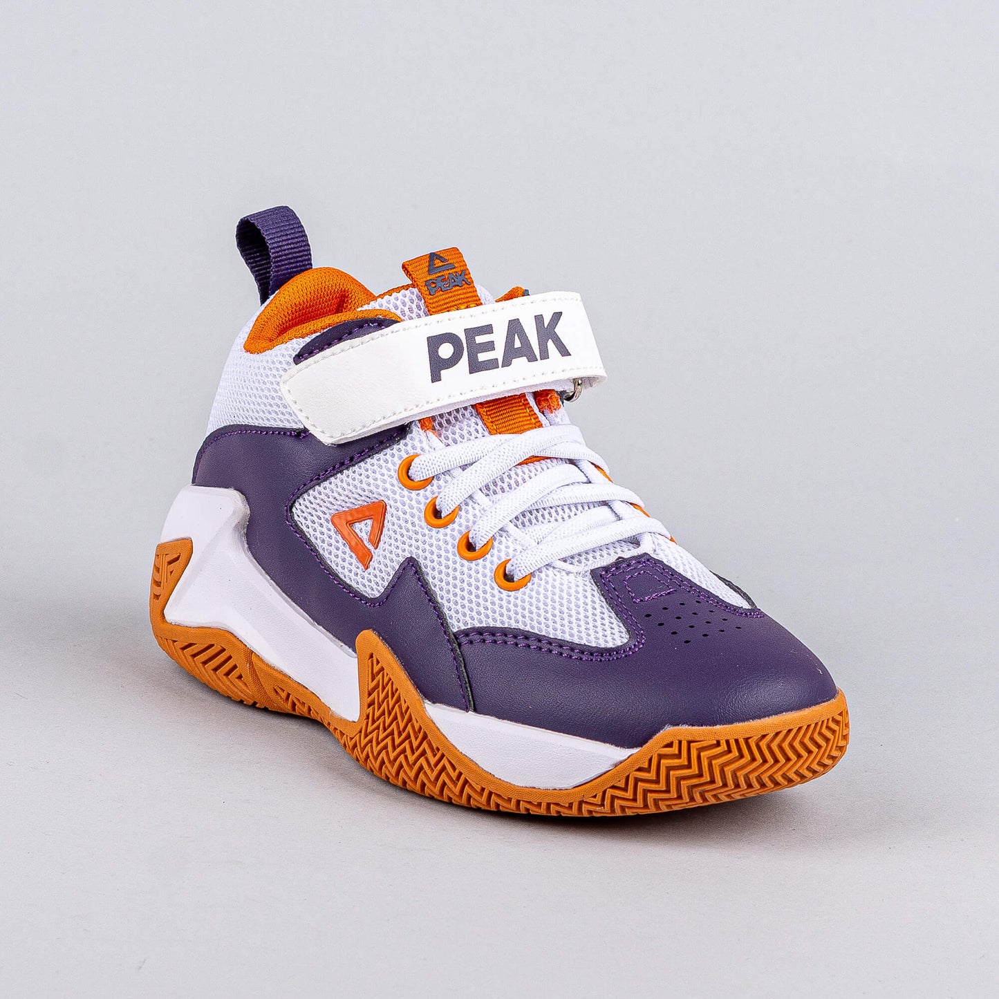 Detské basketbalové tenisky PEAK Game 2 NY BLUE PURPLE/ORANGE