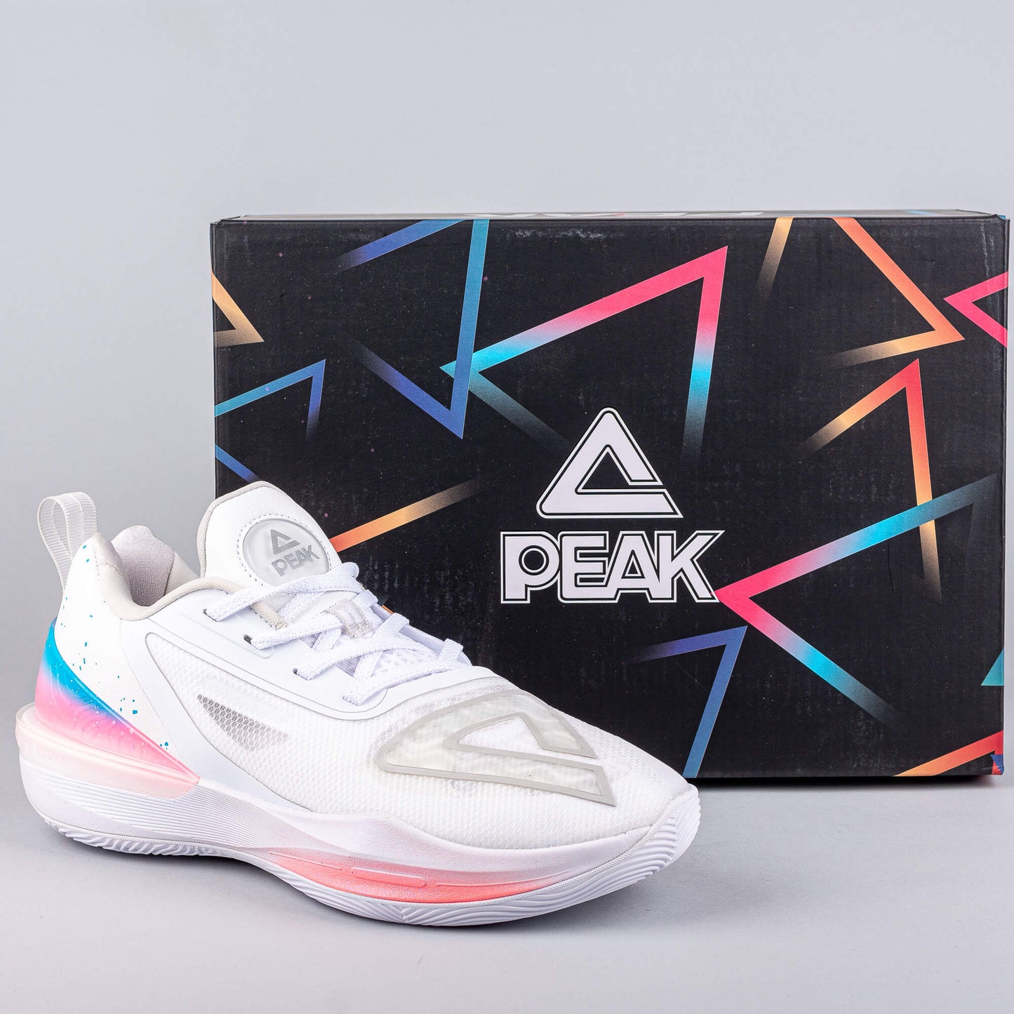 Basketbalové tenisky PEAK Big Triangle 3 WHITE/ELEGANT BLUE