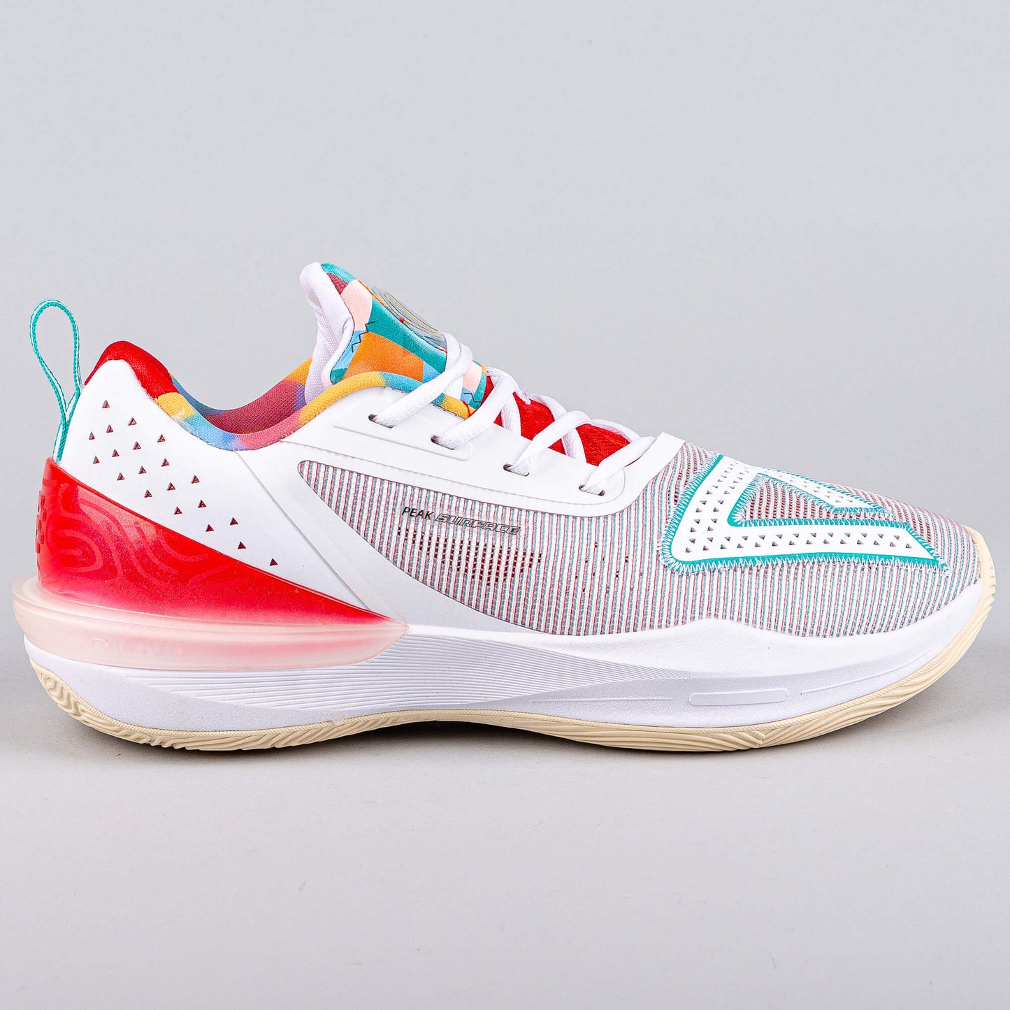 Basketbalové tenisky PEAK Basketball Match Shoes Big triangle 3 Olympic WHITE/RED