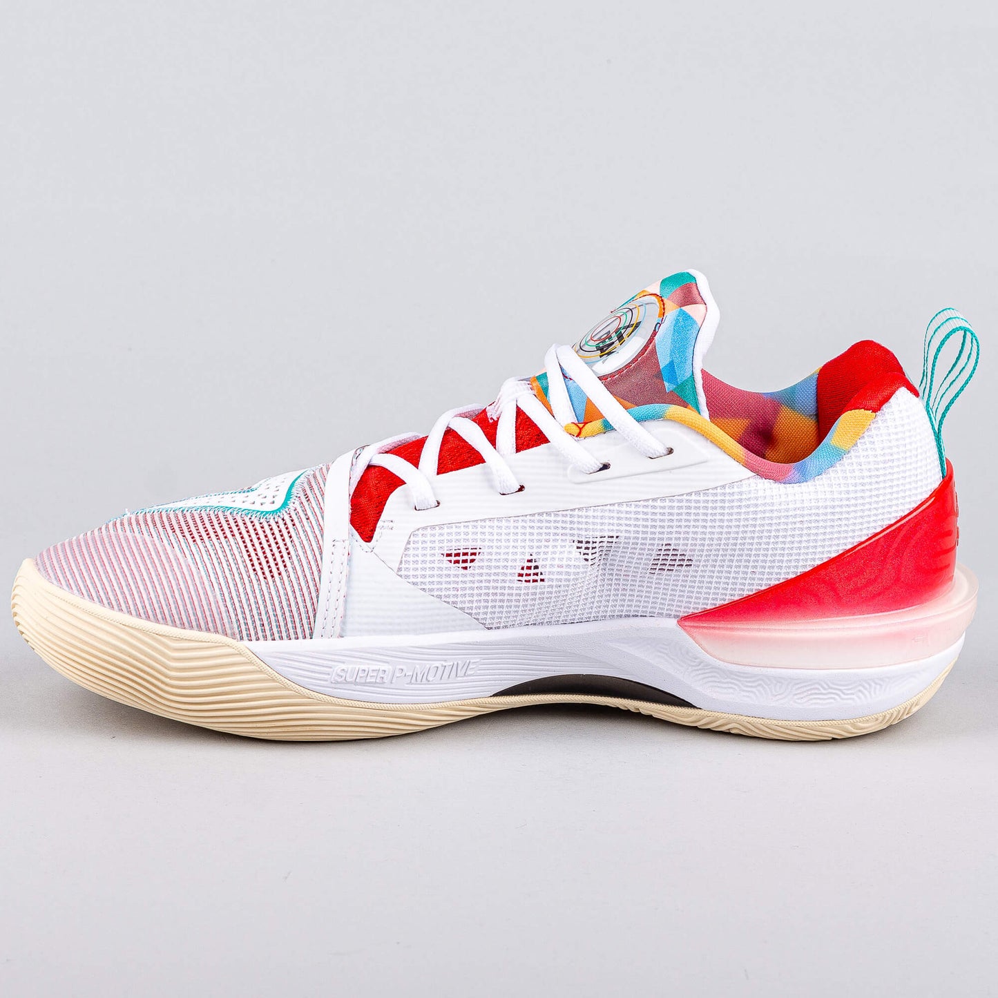 Basketbalové tenisky PEAK Basketball Match Shoes Big triangle 3 Olympic WHITE/RED
