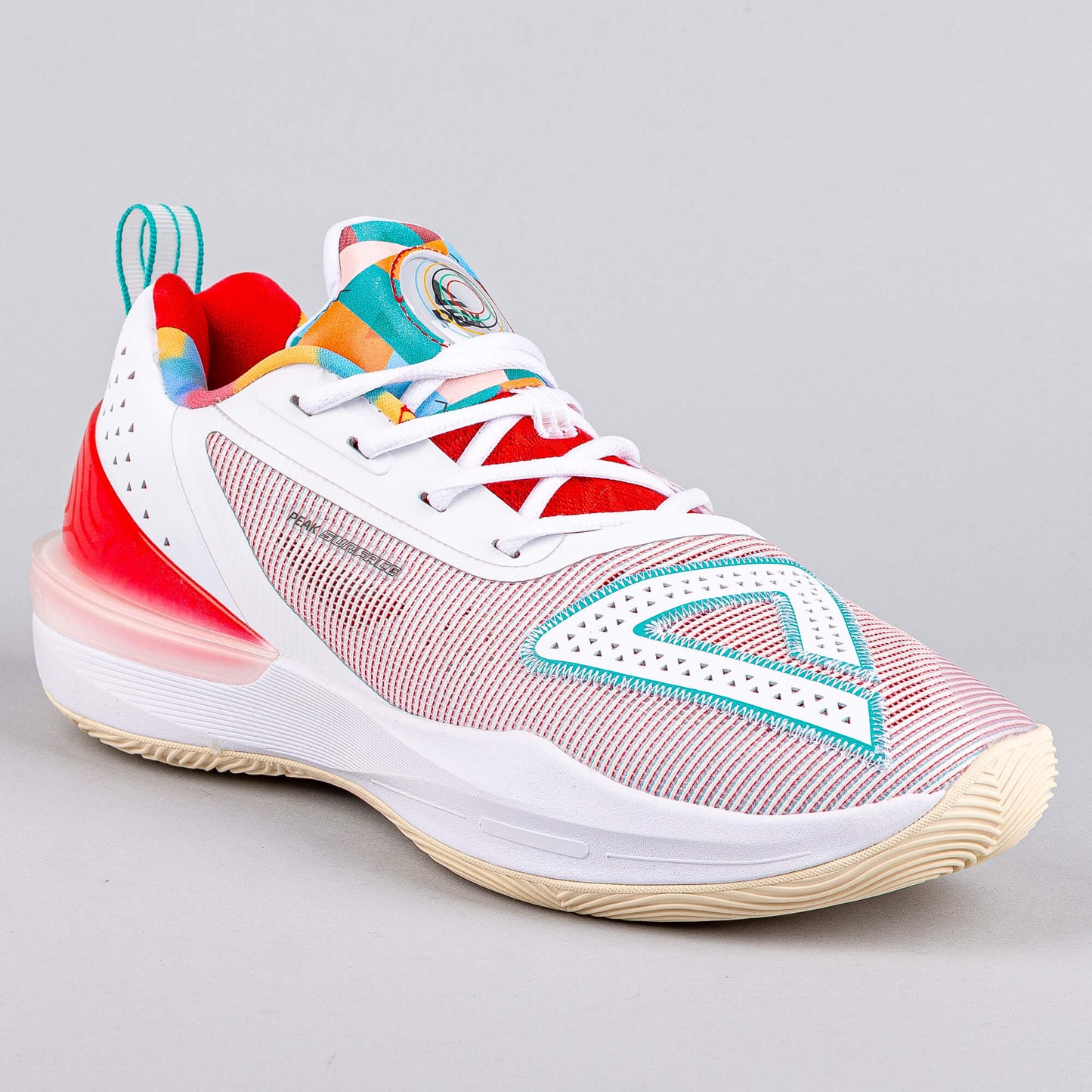 Basketbalové tenisky PEAK Basketball Match Shoes Big triangle 3 Olympic WHITE/RED