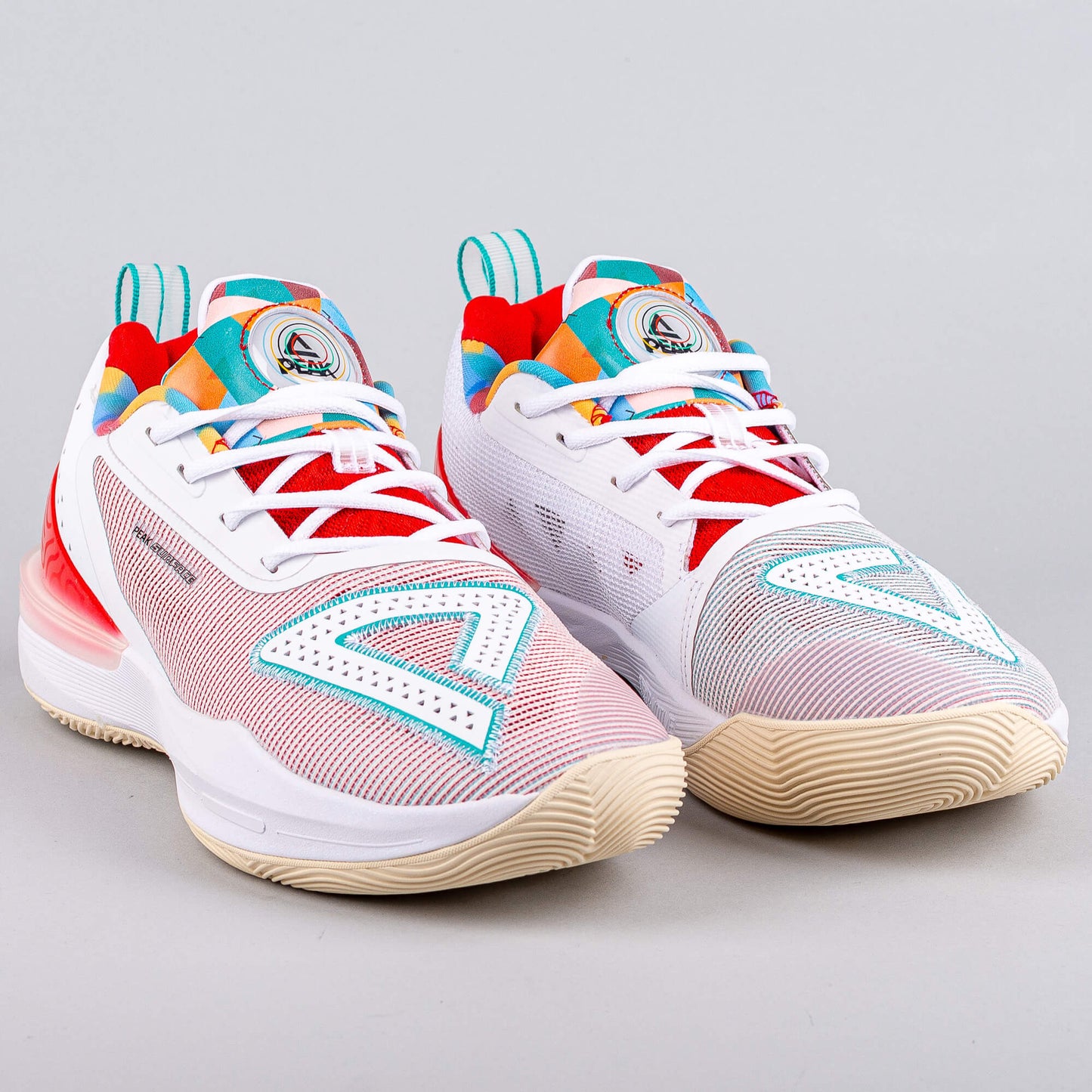 Basketbalové tenisky PEAK Basketball Match Shoes Big triangle 3 Olympic WHITE/RED