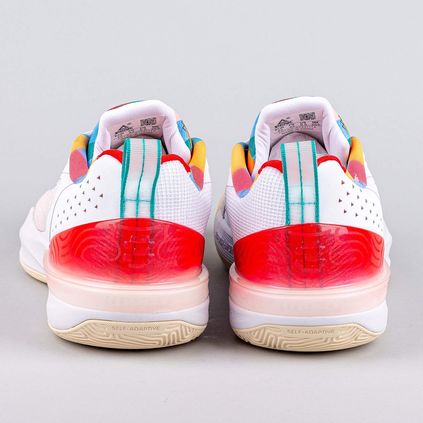 Basketbalové tenisky PEAK Basketball Match Shoes Big triangle 3 Olympic WHITE/RED