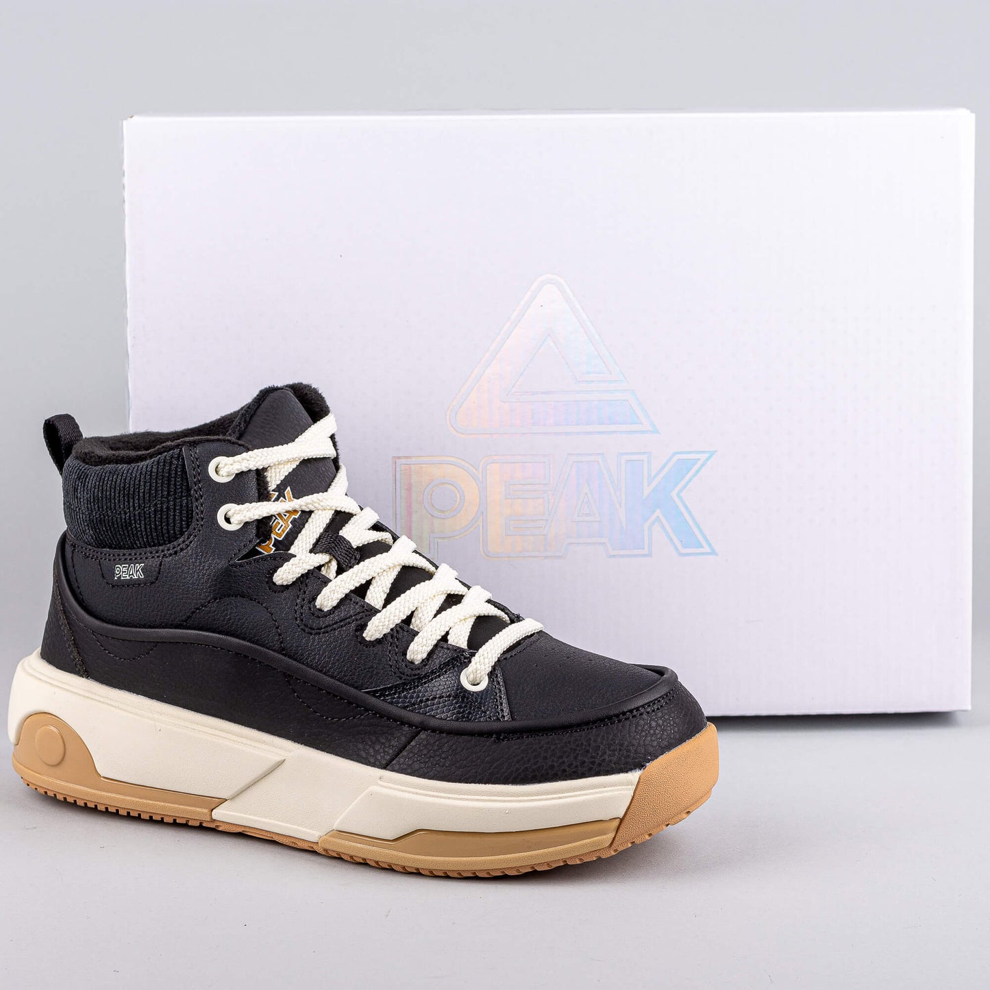 Dámske tenisky Peak Winter Culture Shoes Taichi-Starburst Black/Canvas White