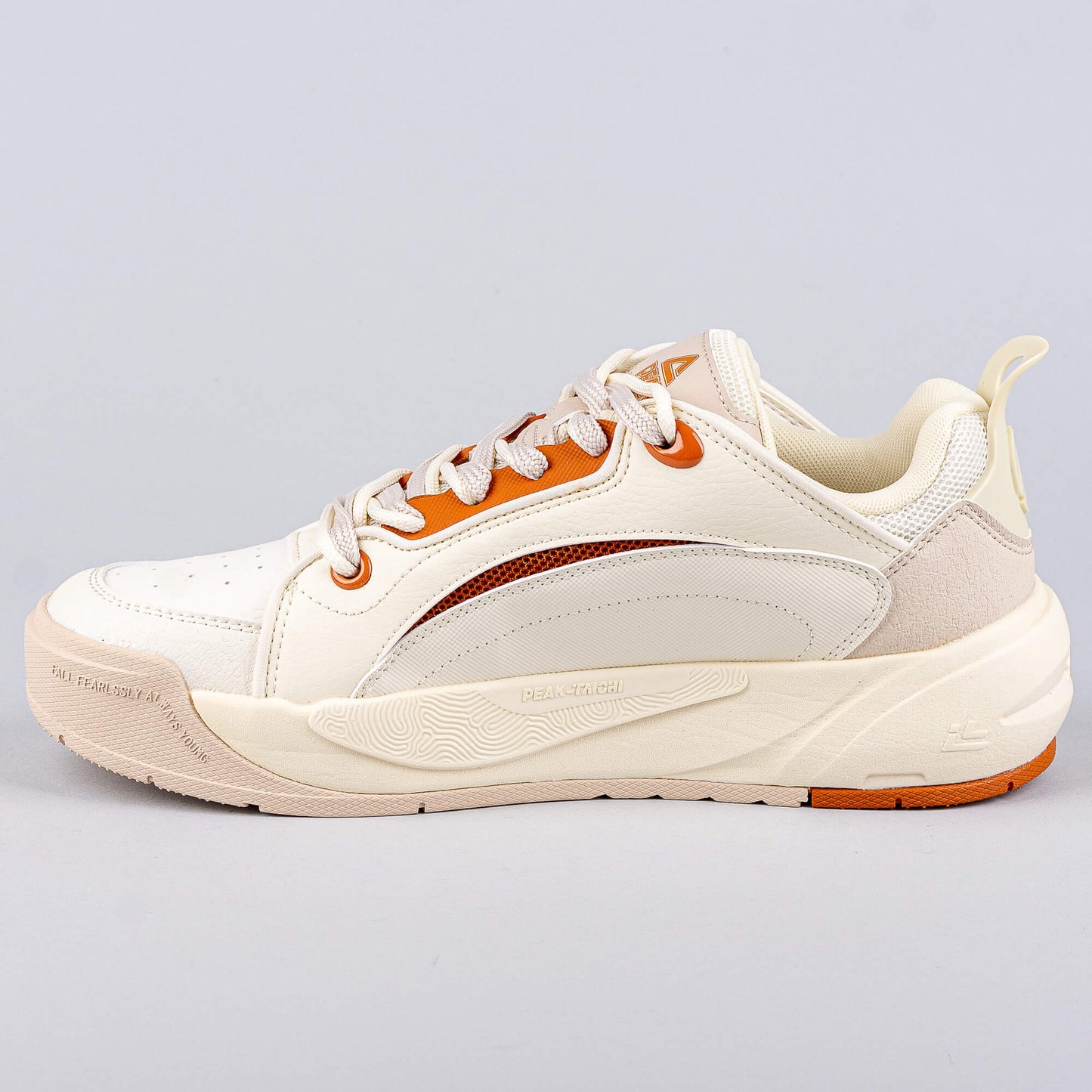 Tenisky Peak Culture Shoes Taichi Ling Yue 3.0 Canvas White/Brown