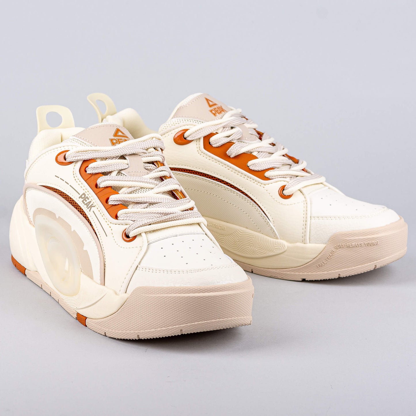 Tenisky Peak Culture Shoes Taichi Ling Yue 3.0 Canvas White/Brown