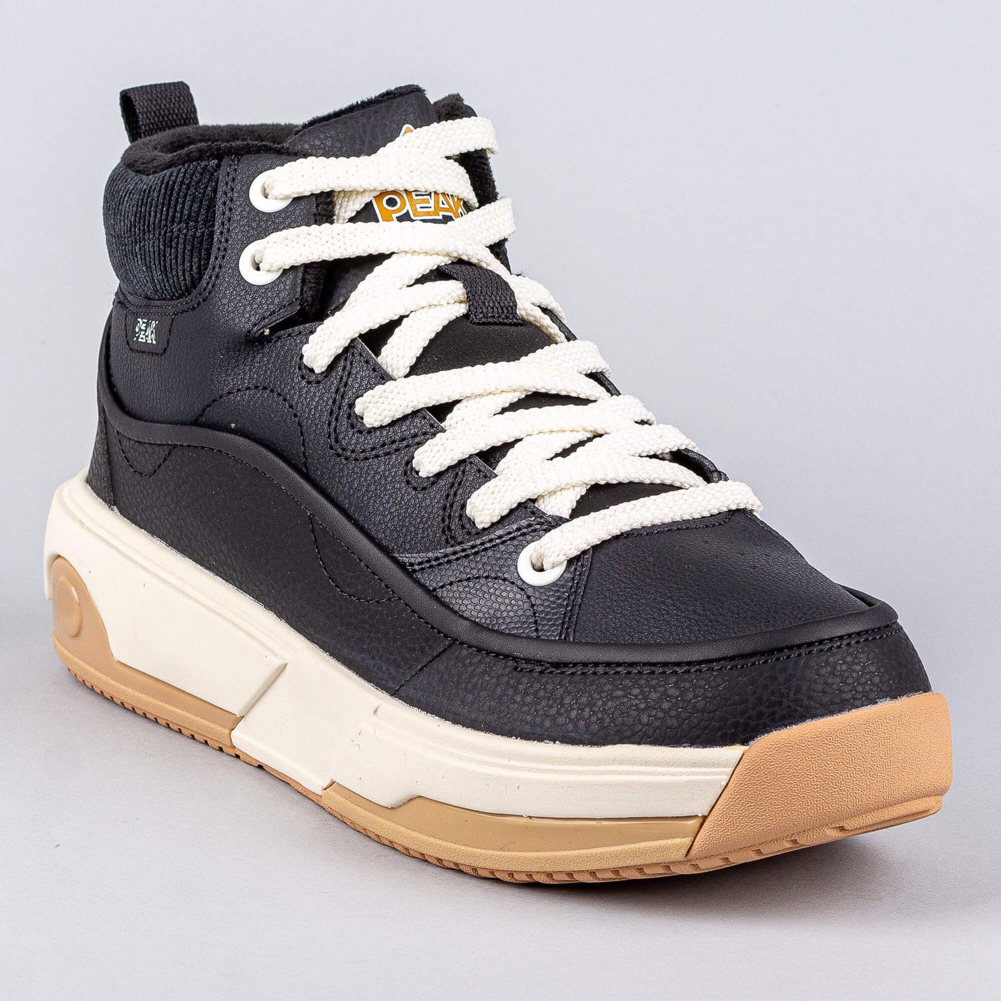 Tenisky Peak Winter Culture Shoes Taichi-Starburst Black/Canvas White