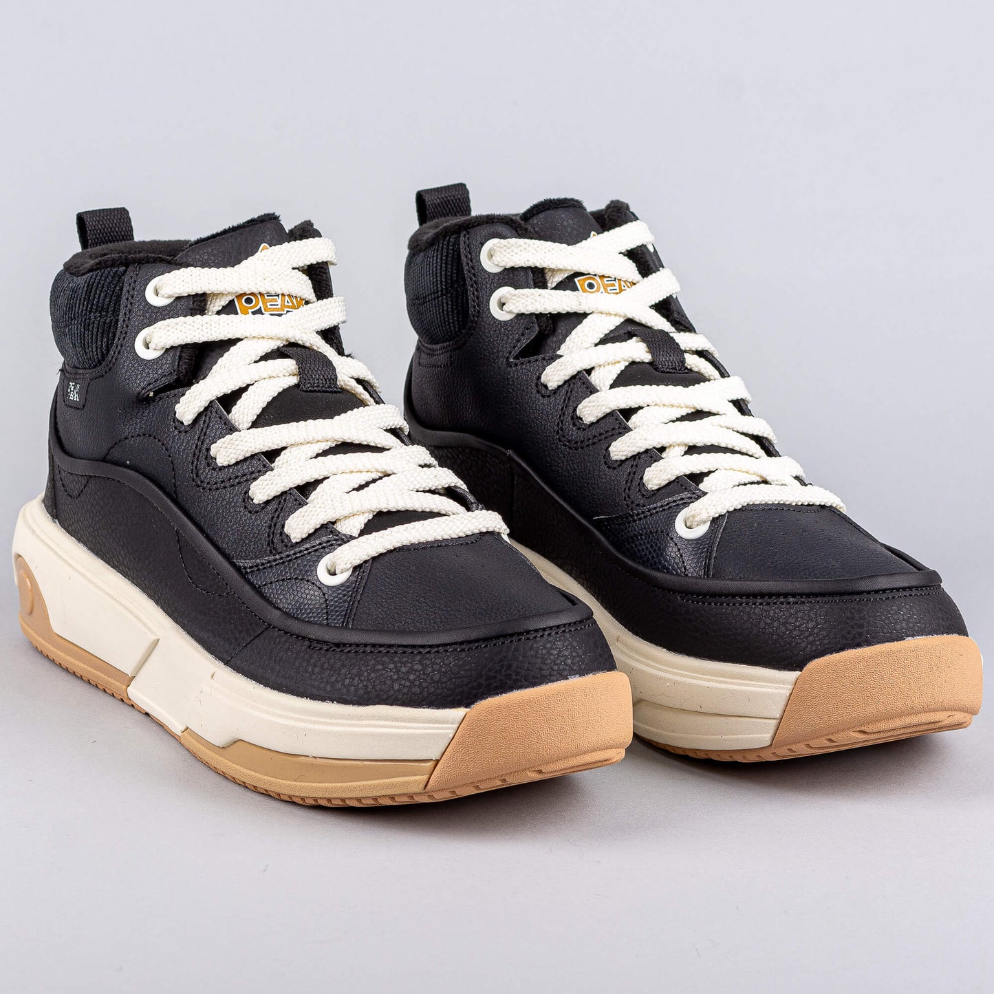 Tenisky Peak Winter Culture Shoes Taichi-Starburst Black/Canvas White