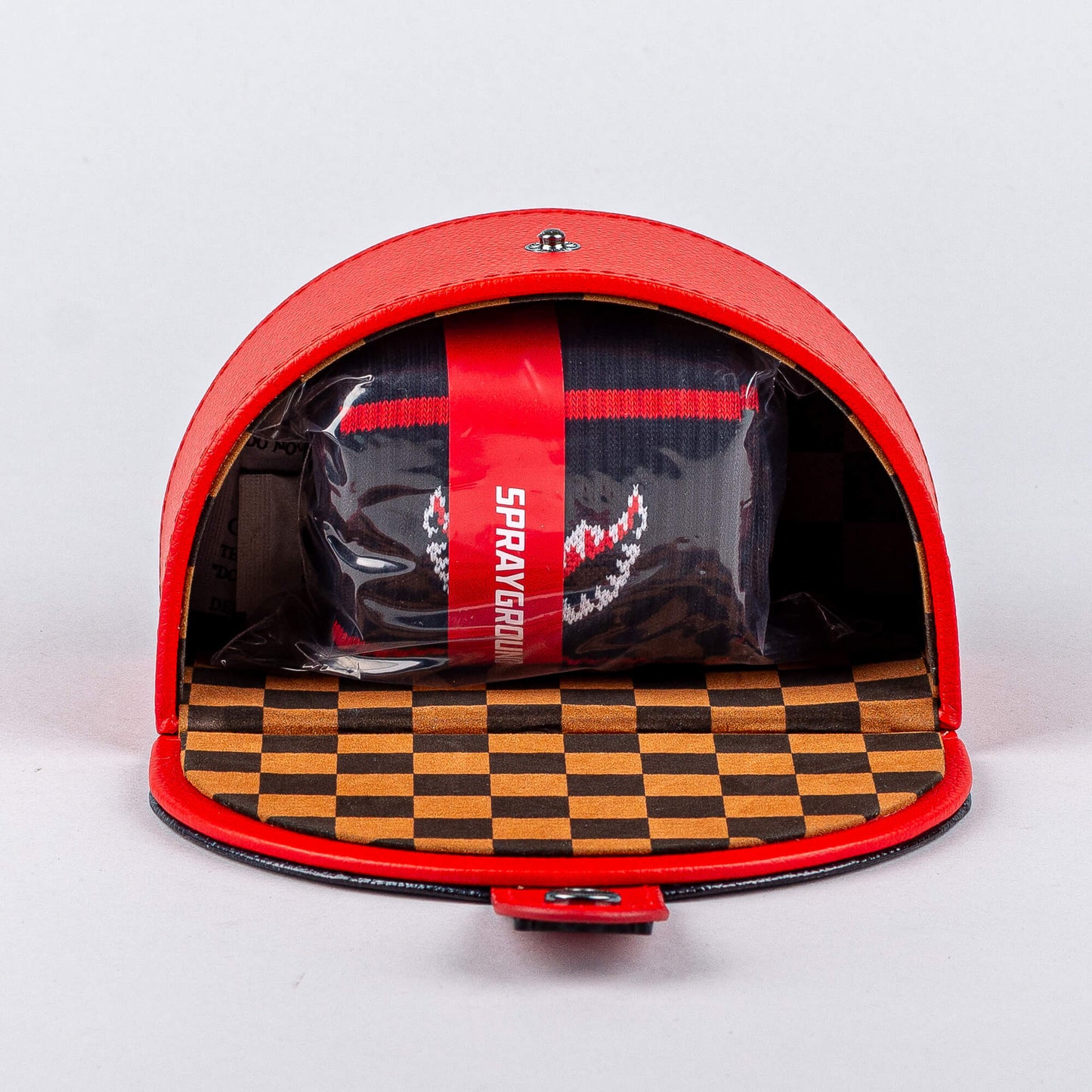 Sprayground Red Spray Socks Black