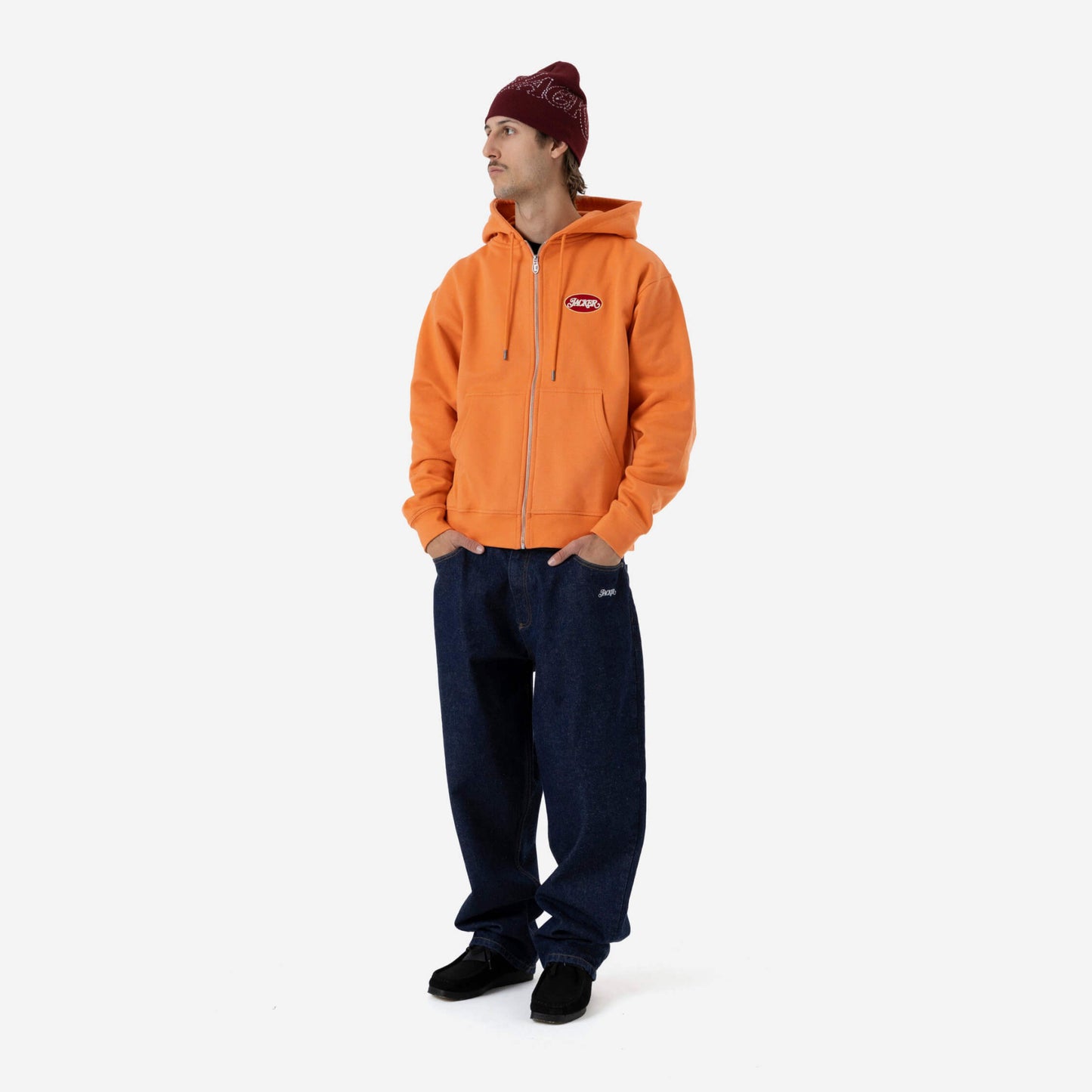 Jacker Pestorosso Zipped Jacket Orange