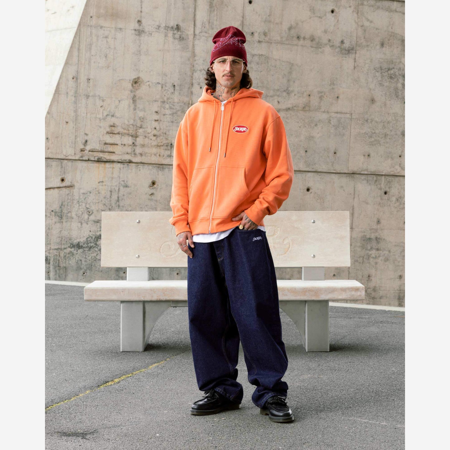 Jacker Pestorosso Zipped Jacket Orange