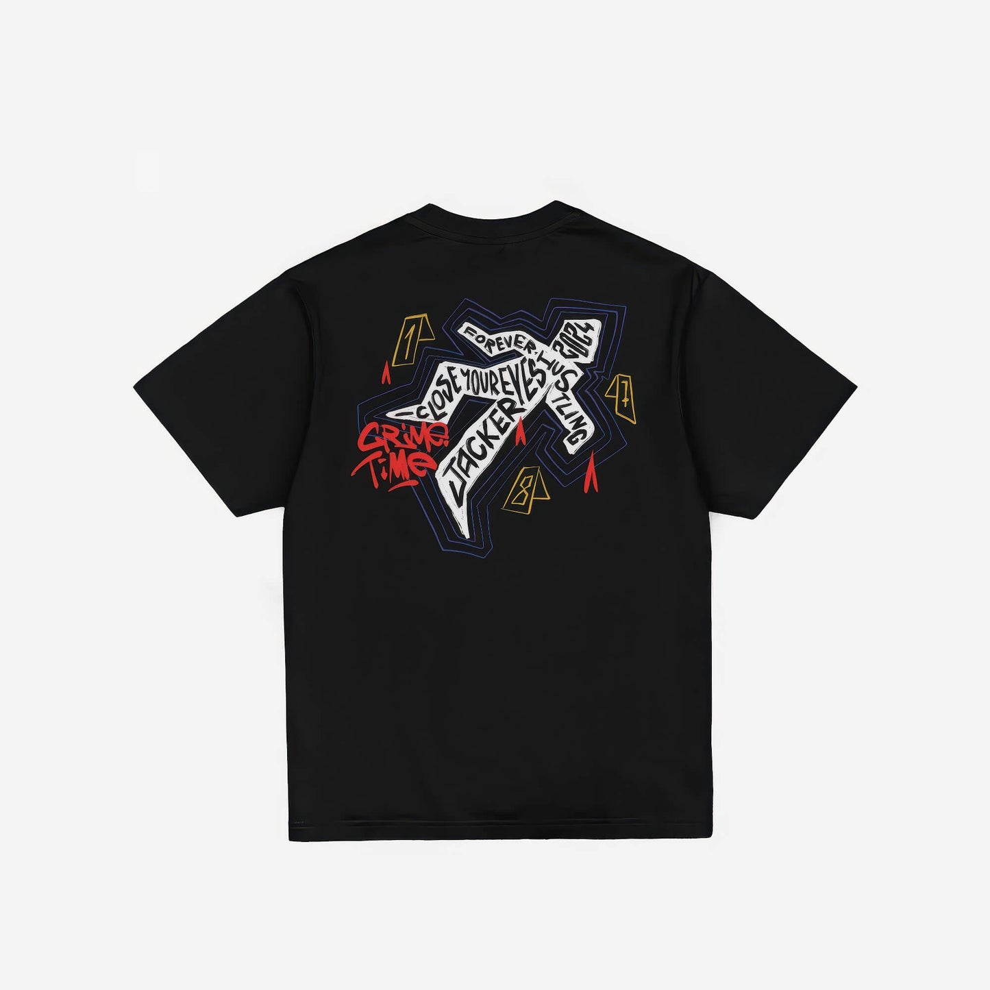 Jacker Crime Time T-Shirt Black