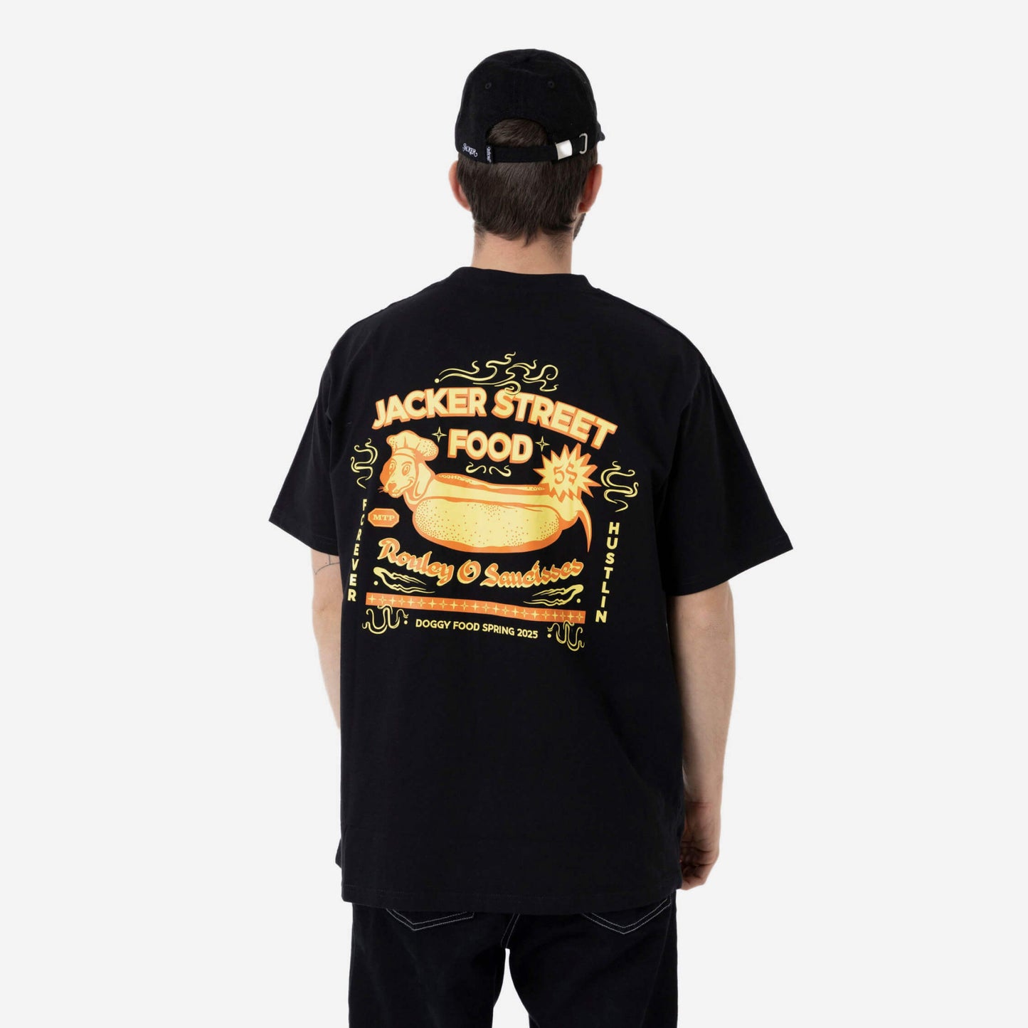 Jacker Hot Doggy T-Shirt Black
